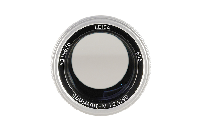 LEICA SUMMARIT-M 1:2.4/90, silver anodized 11685