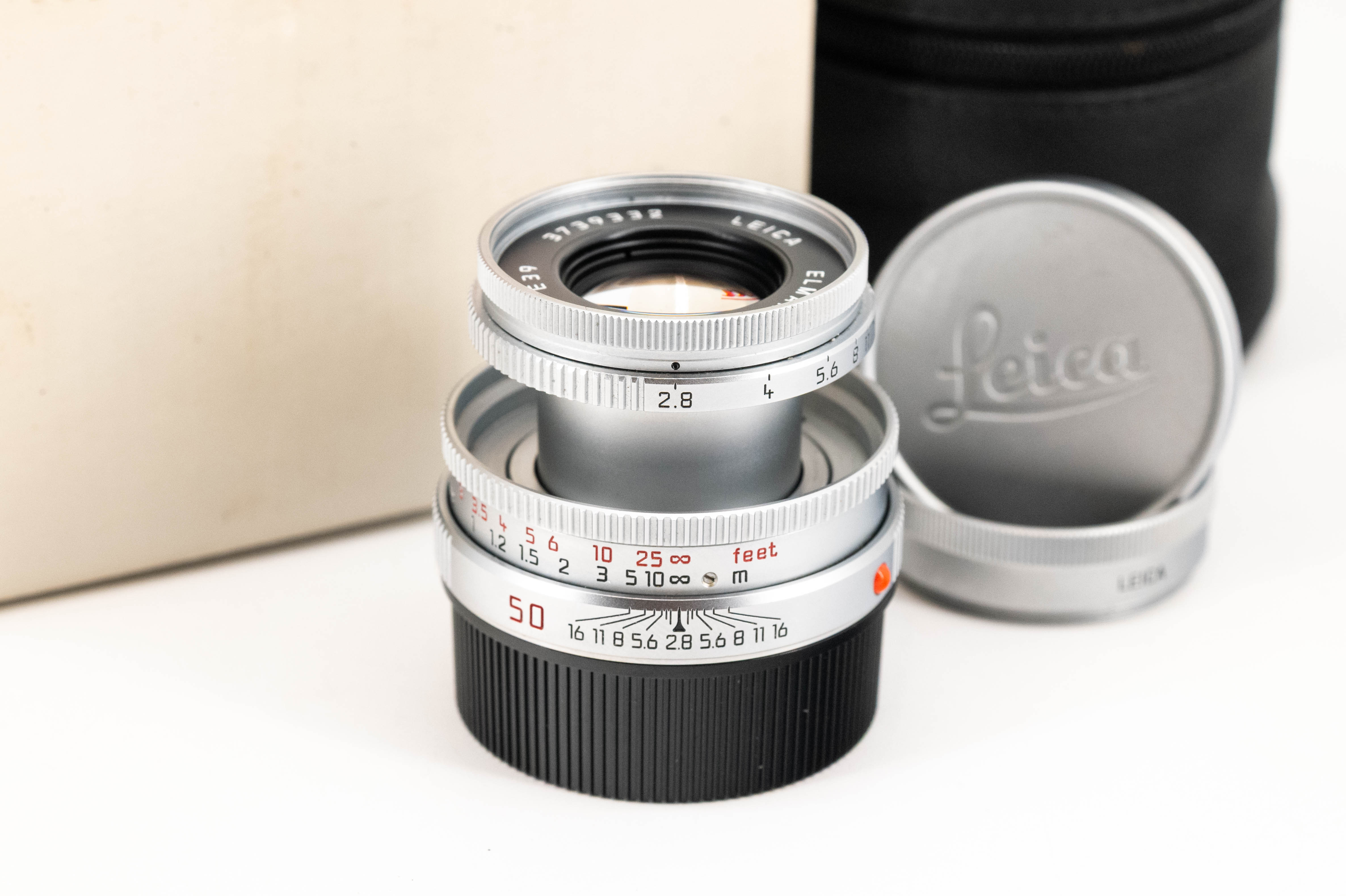 Leica Elmar-M 50mm f/2.8 Silver Chrome 11823