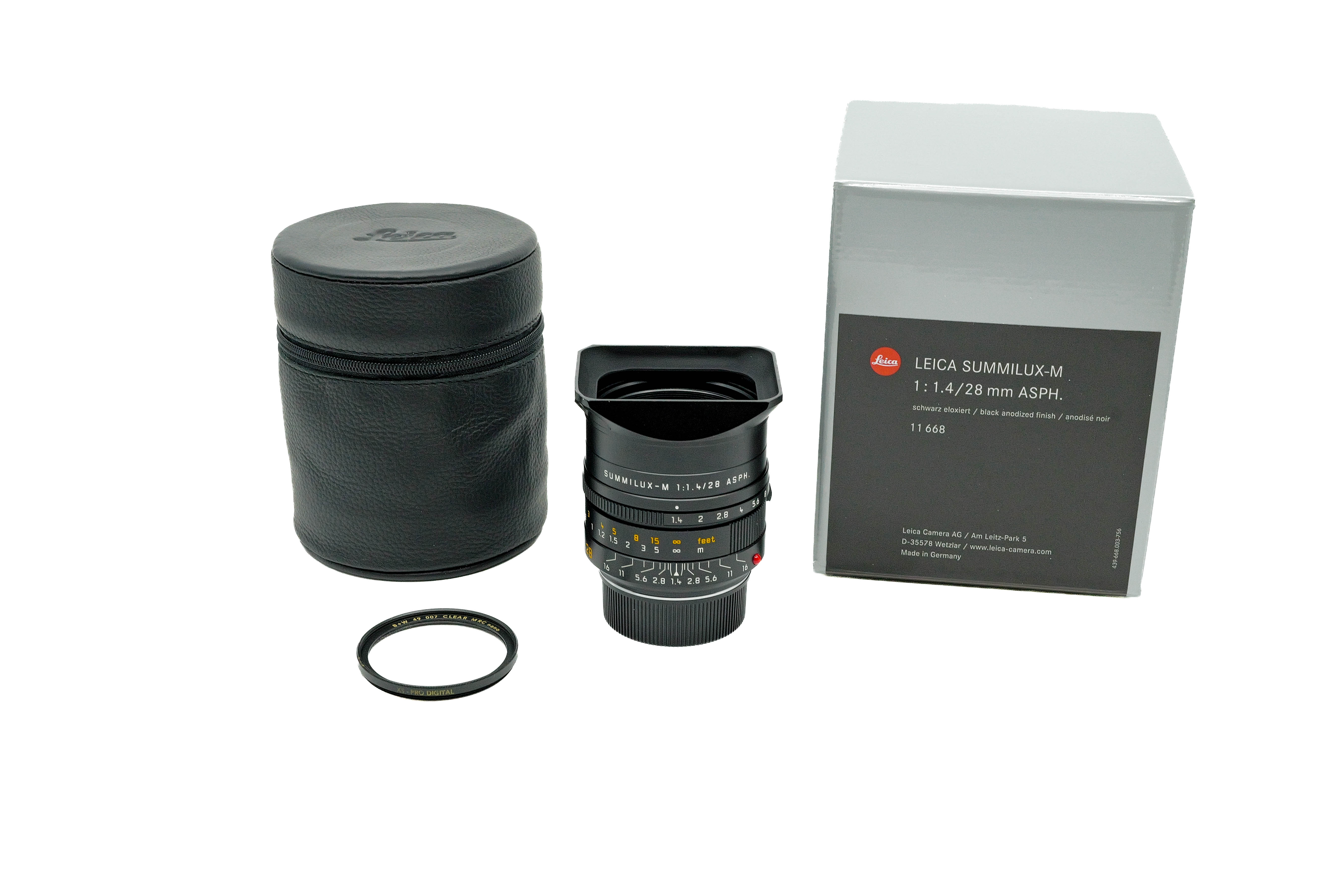 SUMMILUX-M 1,4/28 ASPH., schwarz eloxiert