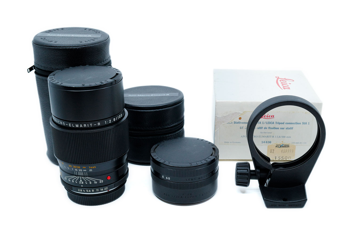 Leica APO-MACRO-ELMARIT-R 2.8/100mm ROM + ELPRO + Tripod mount