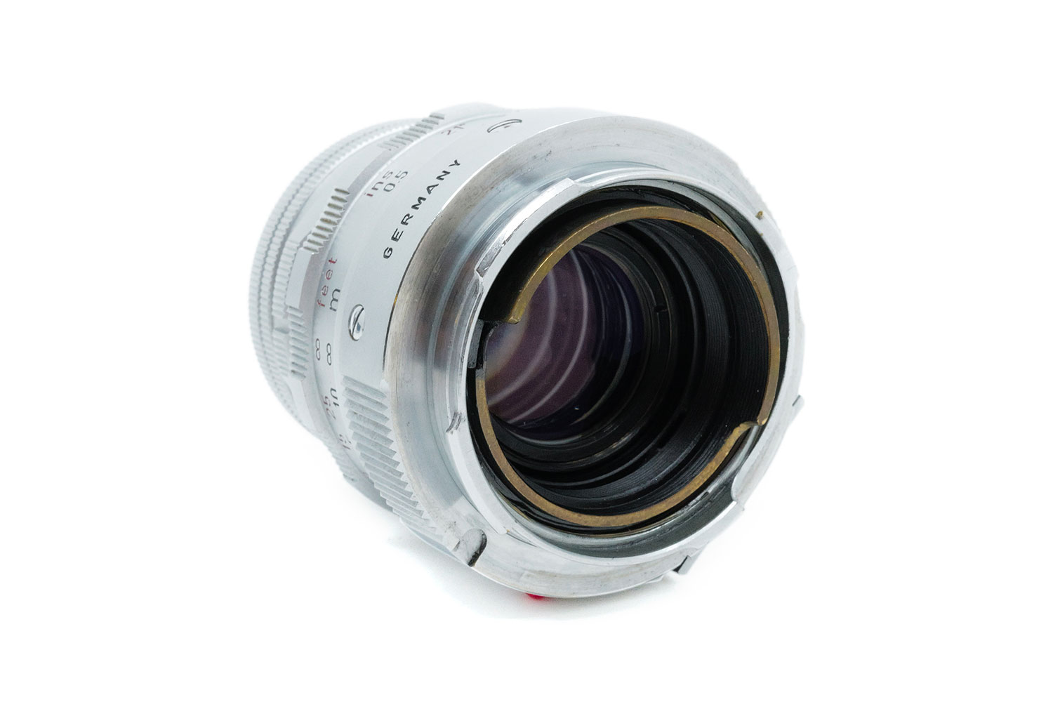 Leica SUMMICRON-M 2/50mm Chrome Rigid Dual Range + and googles