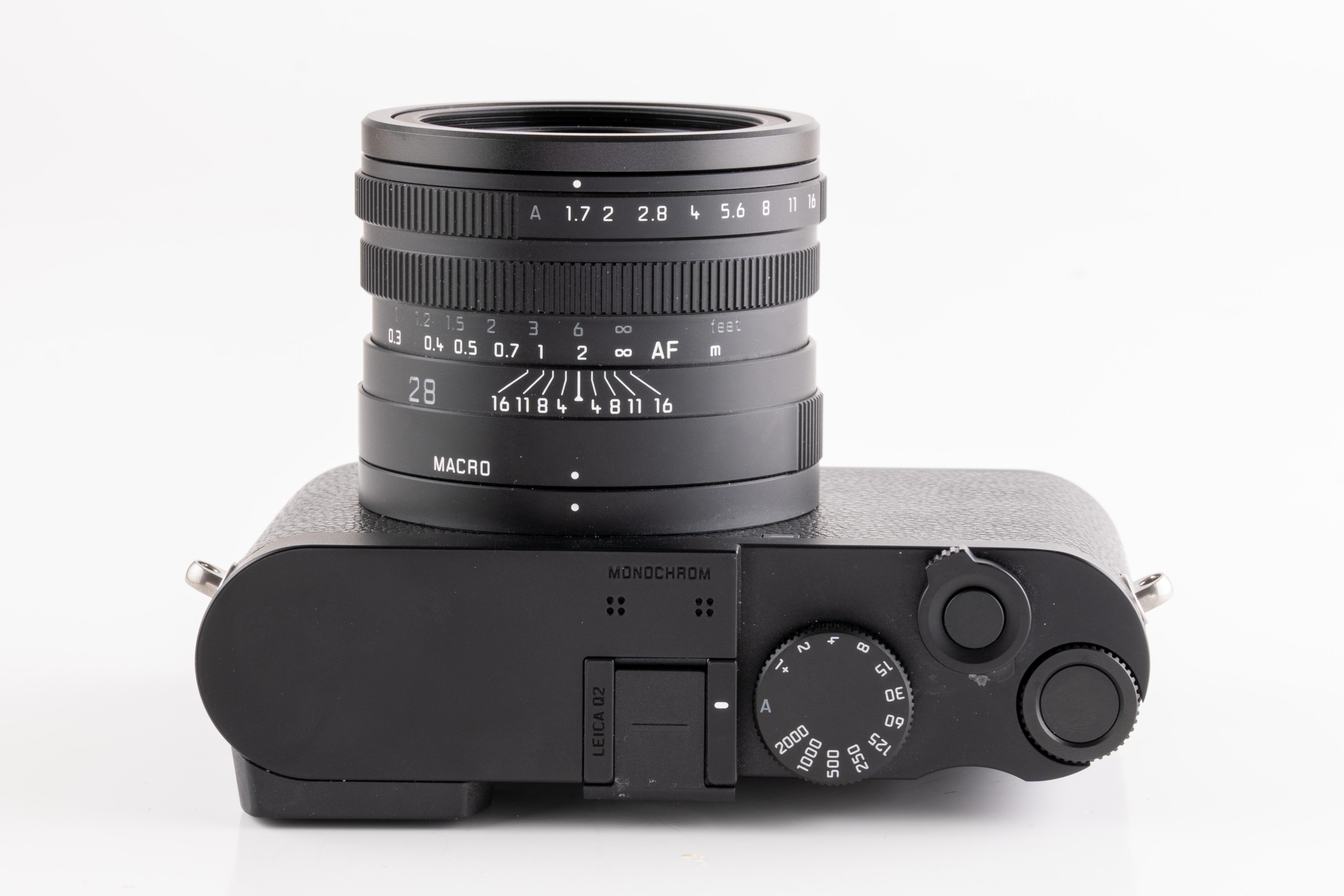 Leica Q2 Monochrom, schwarz, Vers. EU/US/JP