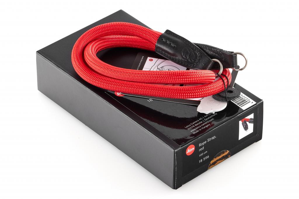 Leica Rope Strap, red, 100cm - like new demo