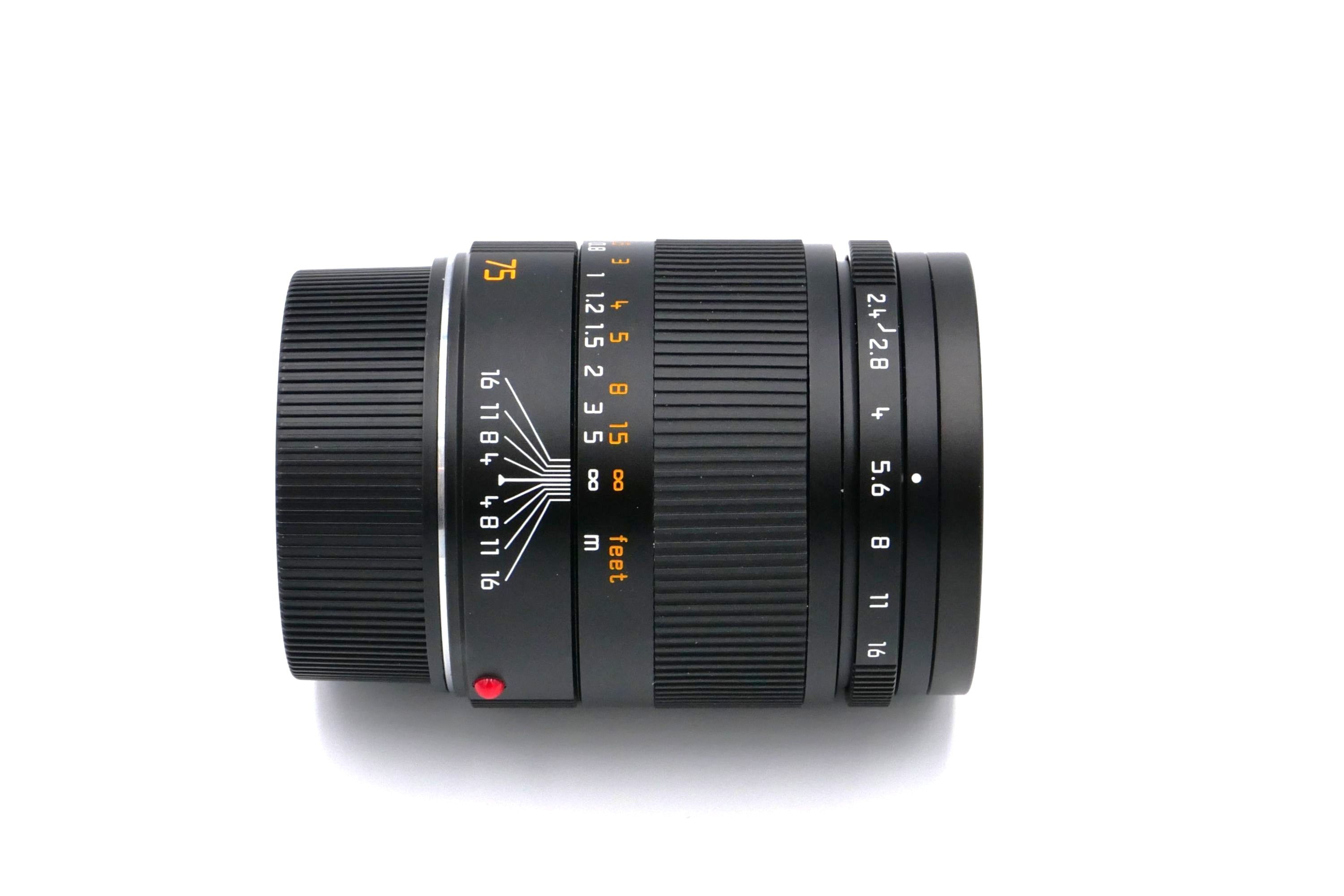 Leica Summarit-M 2.4/75 mm, black