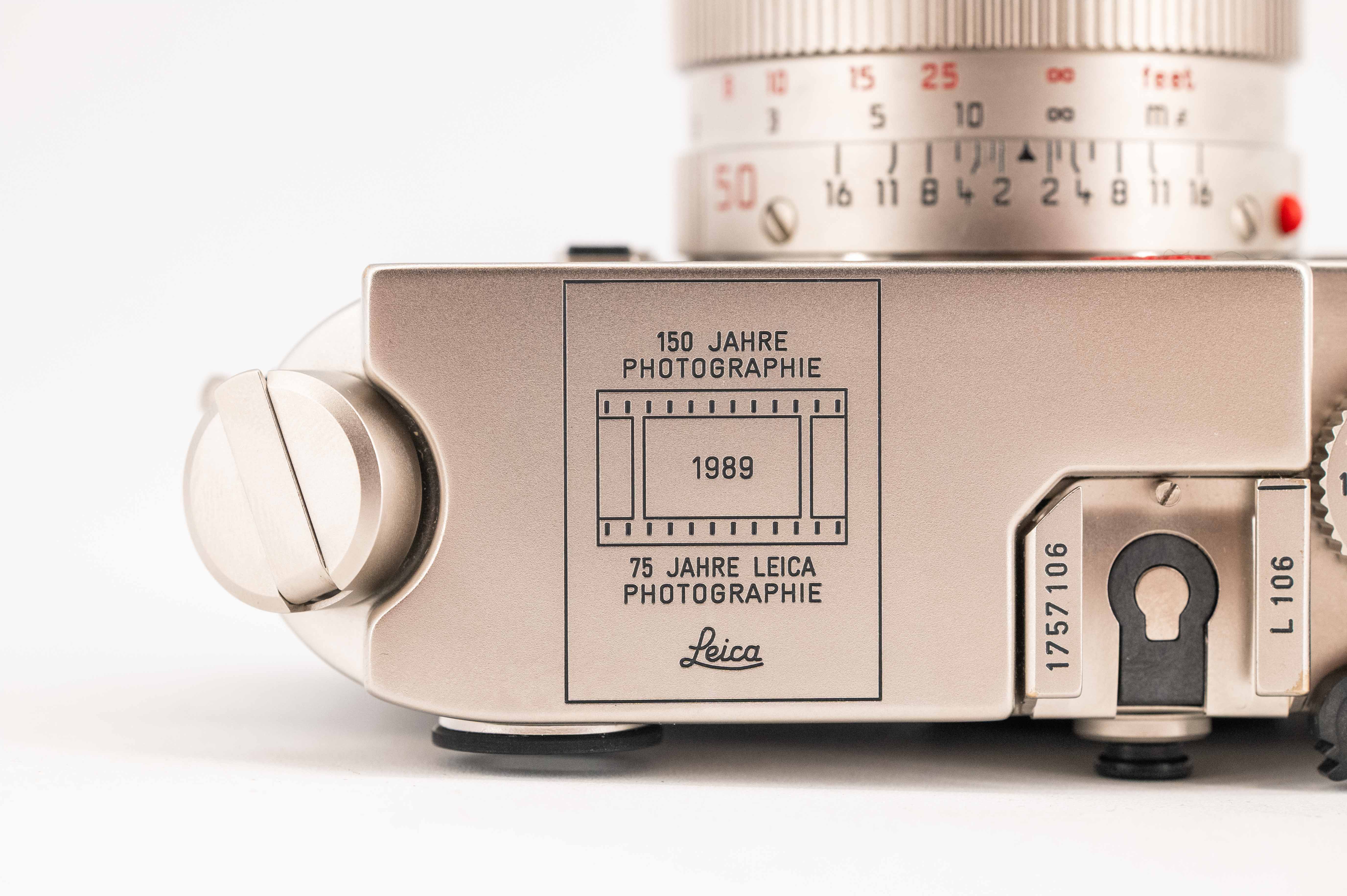 Leica M6 Platinum Set 150 Jahre Photography 10450