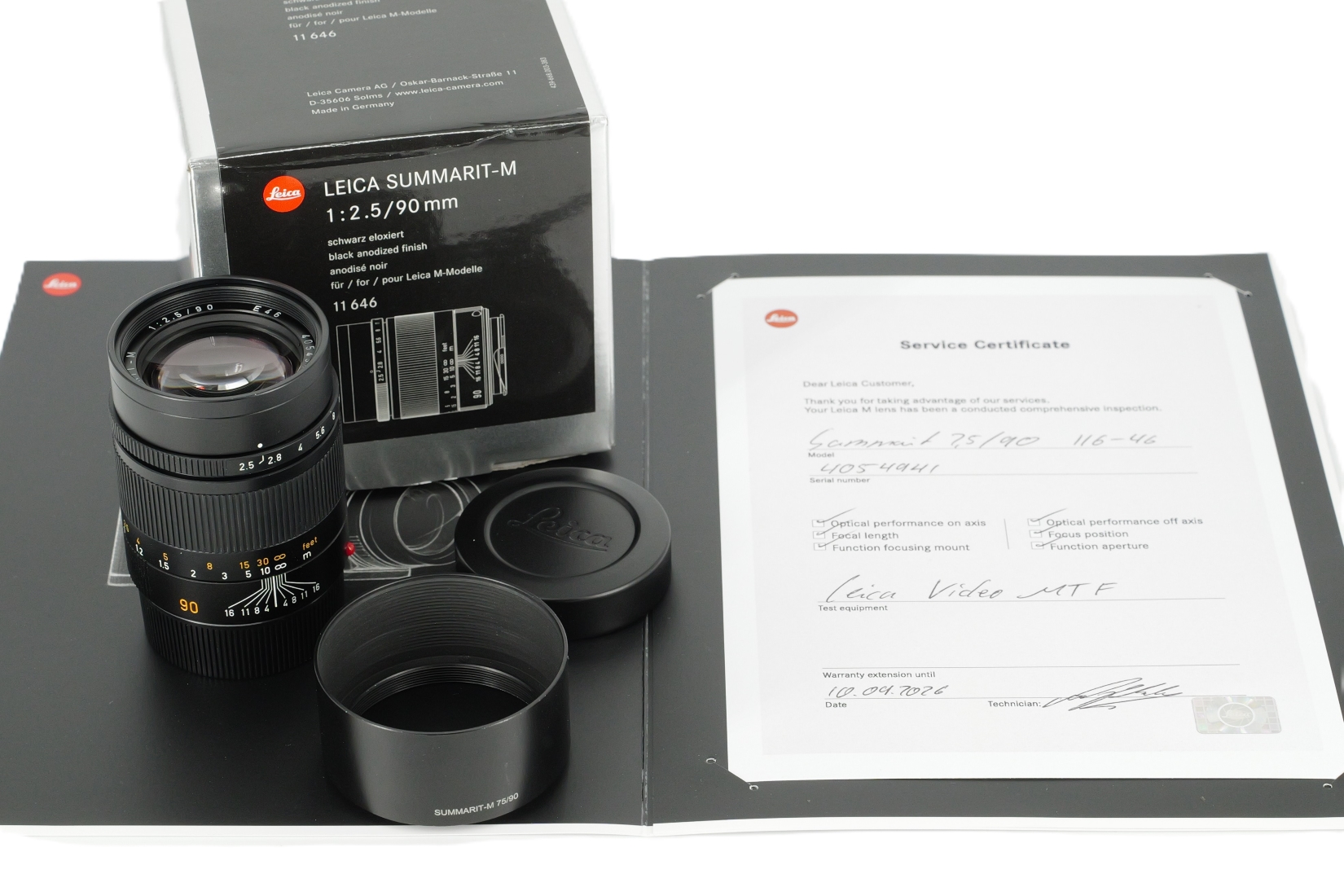 SUMMARIT-M 90 mm f/2.5, bl anod.