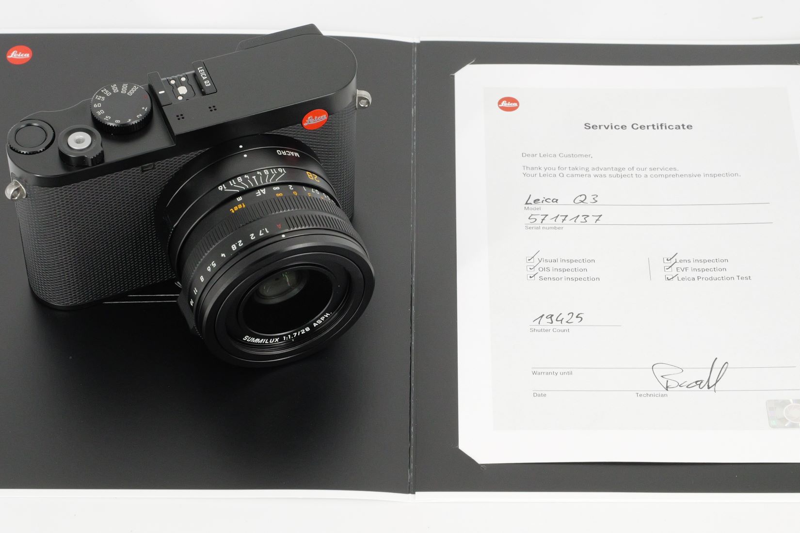 Q3, schwarz lackiert (Version EU/US/CN)