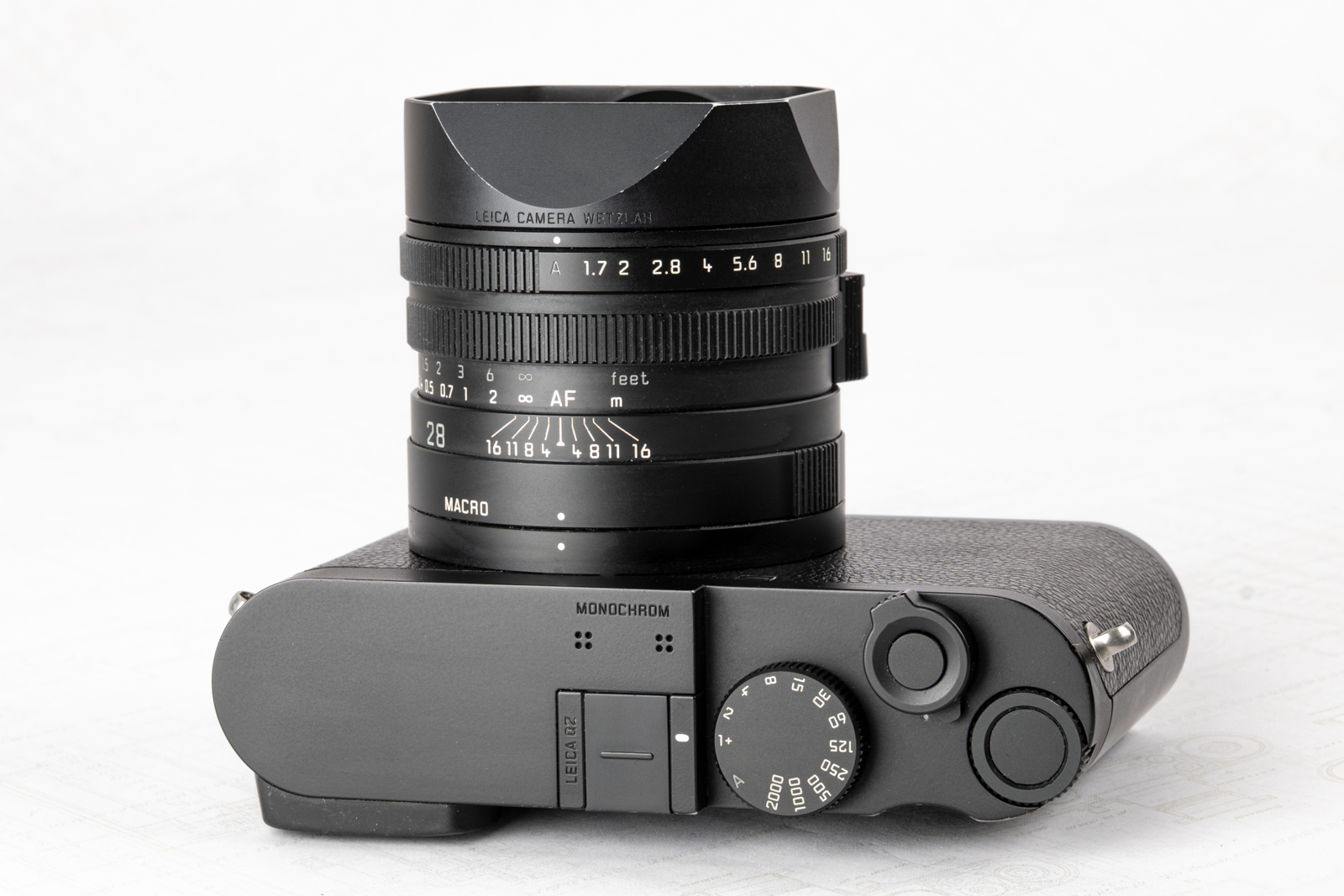 Leica Q2 Monochrom, schwarz , Vers. EU/US/JP