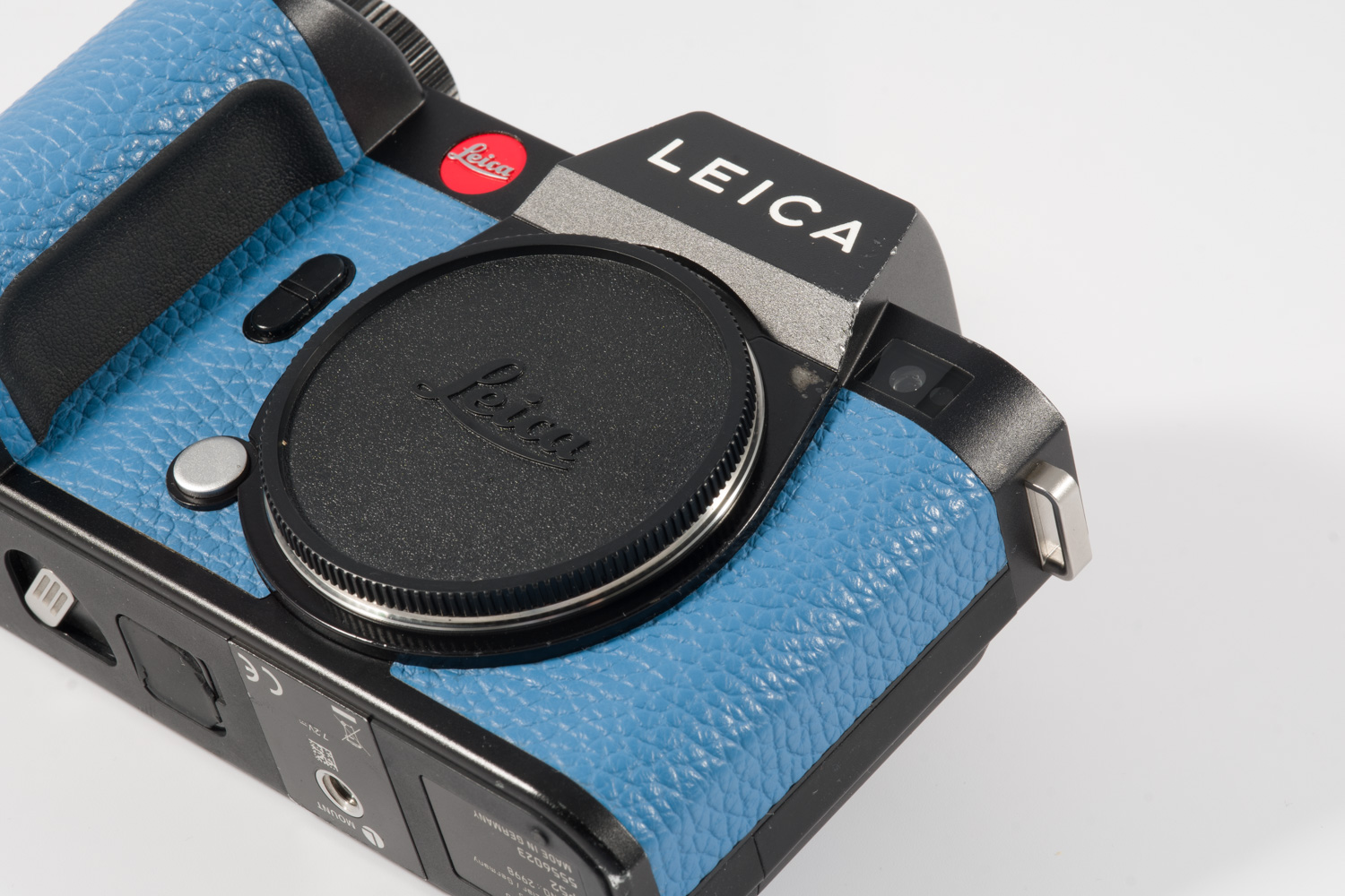 Leica SL2 black, blue leather 