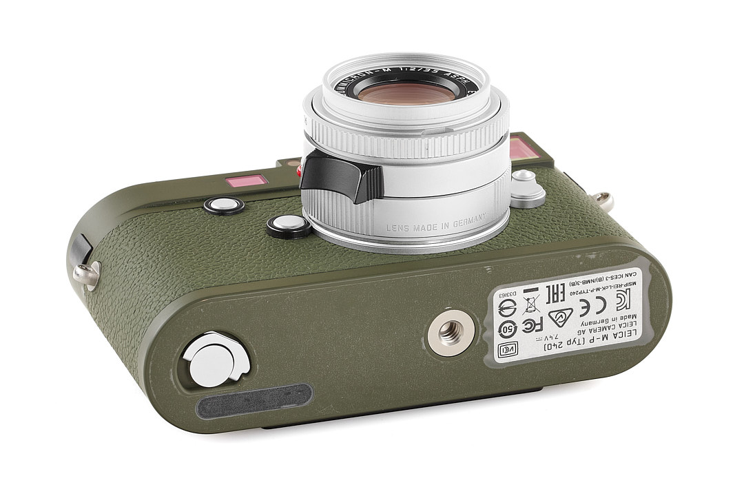 Leica M-P 240 Safari olive Set w. 2/35 silber (10933)