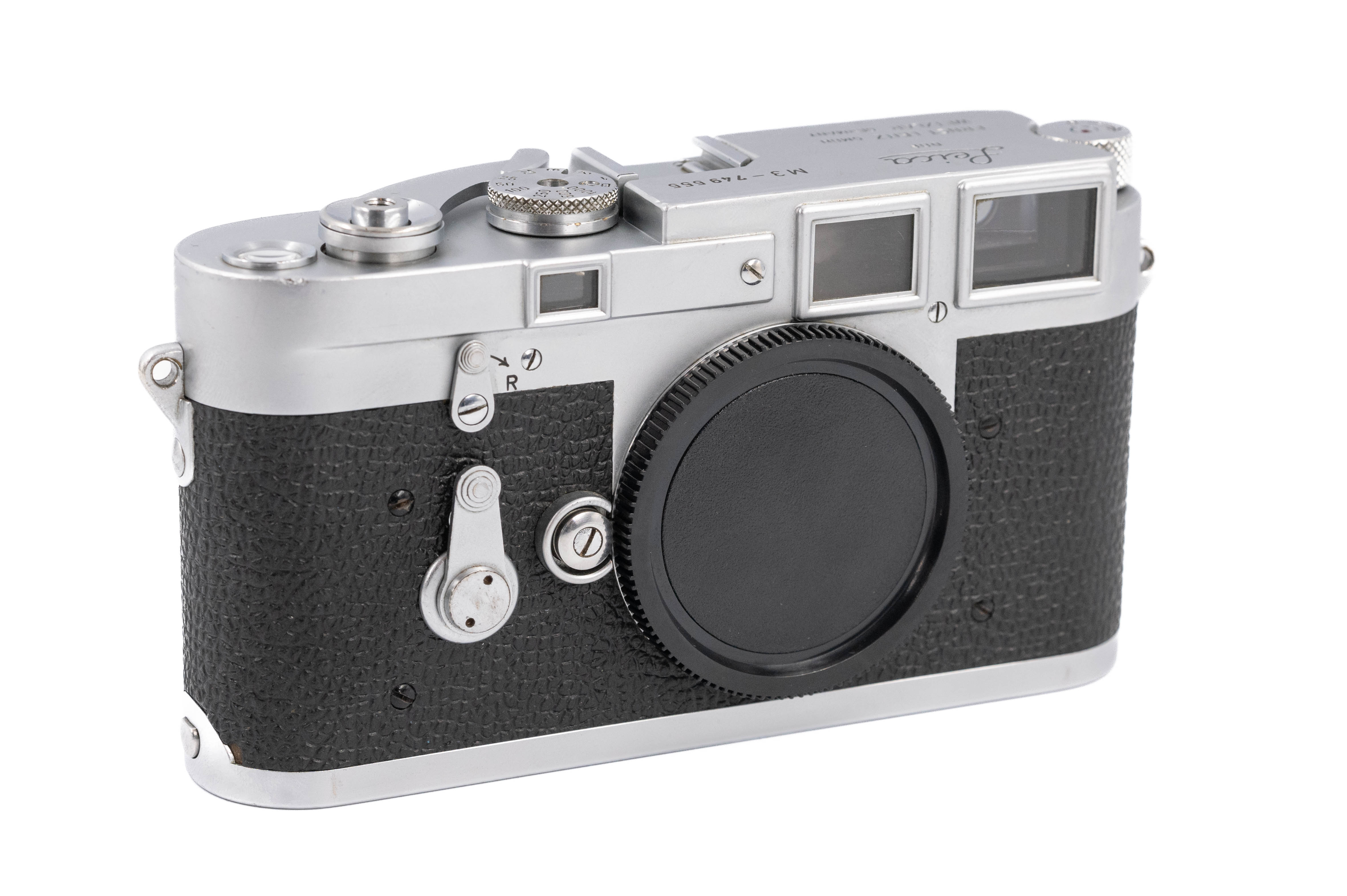 Leica m3 ライカ M3 後塗りブラック ダブルストローク - カメラ、光学機器