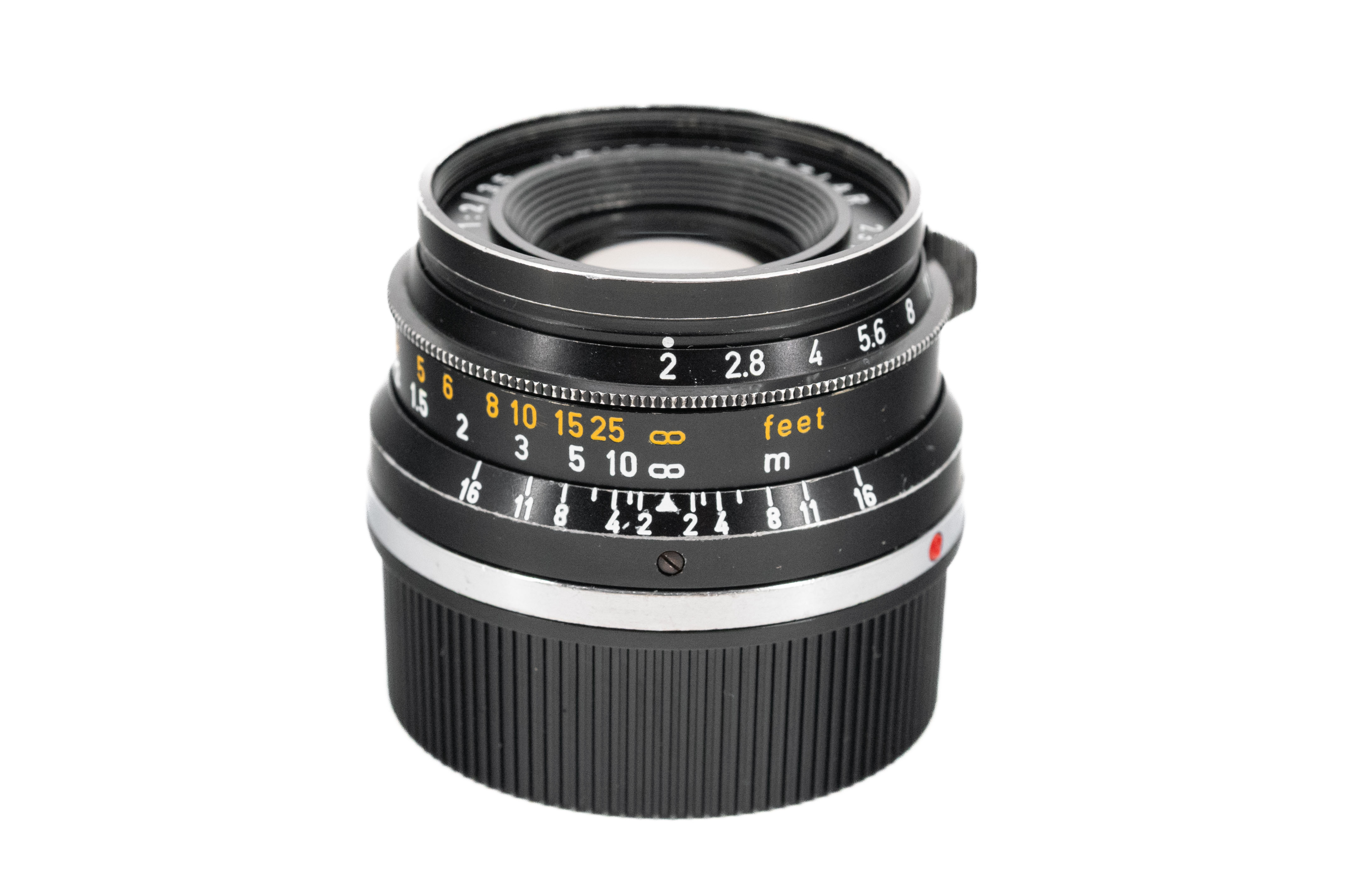 Leica Summicron-M 35mm f/2 V1 8 Element Black
