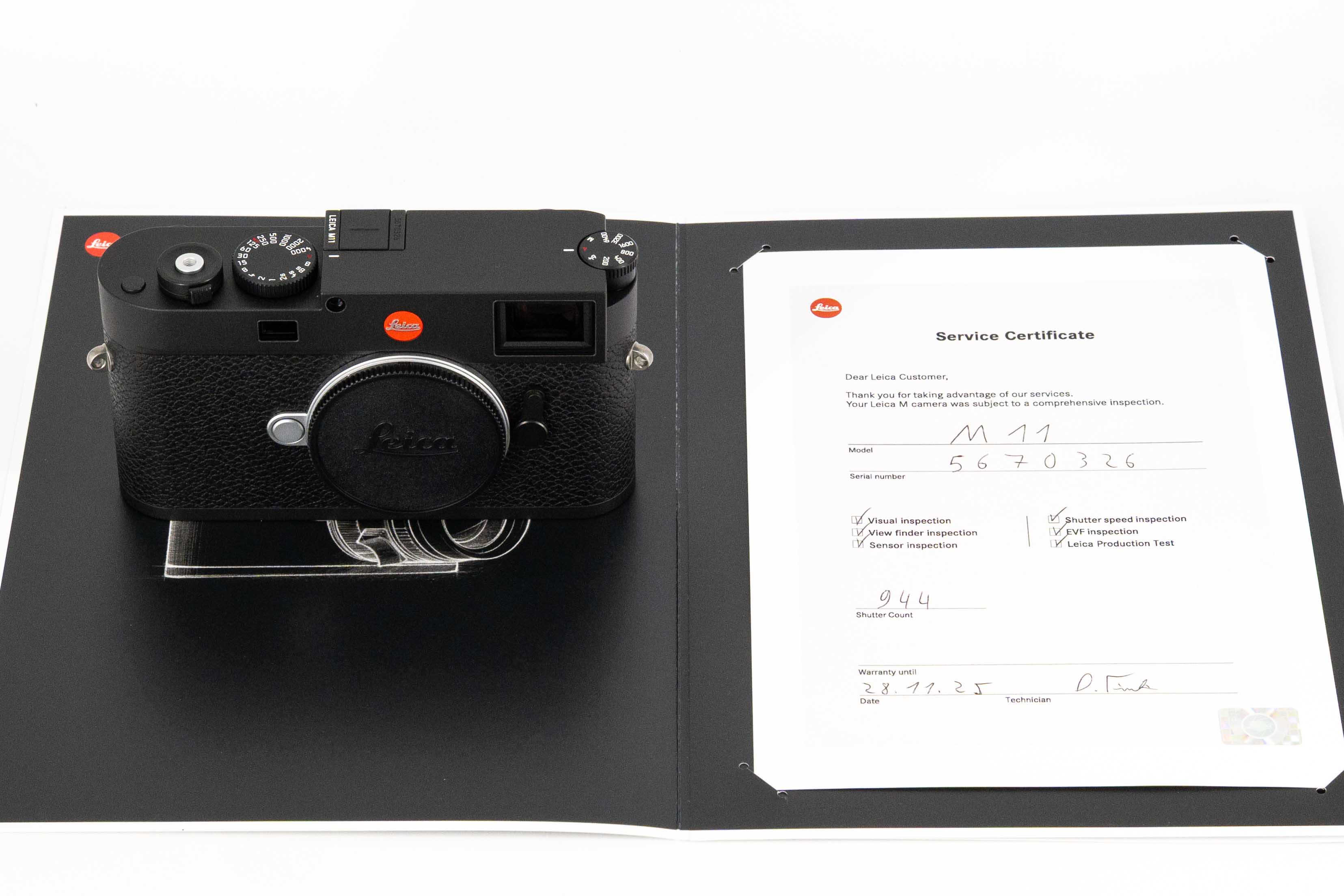 M11, black lacquered