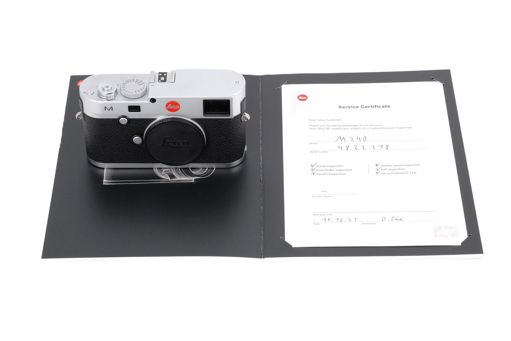 M (Typ 240), silver chrome finish