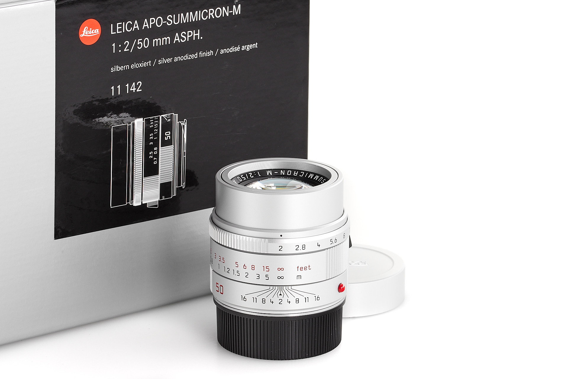 Leica APO-Summicron-M 11142 1:2,0/50mm. Silver