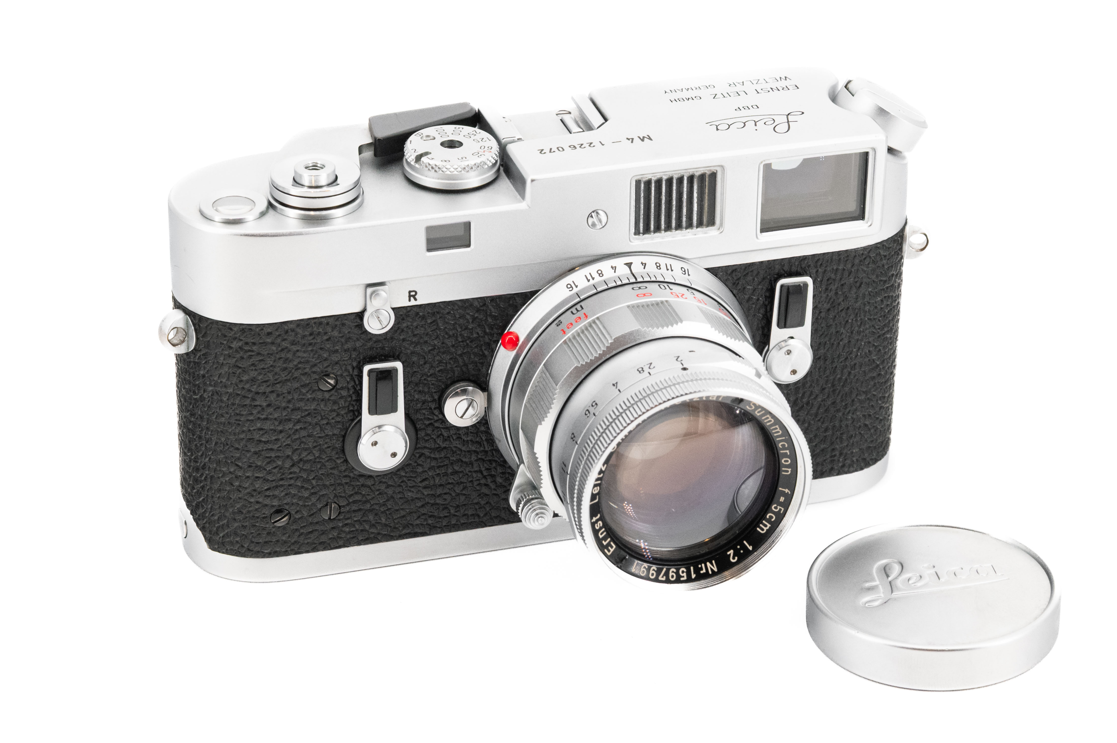 Leica M4 Silver Chrome Outfit 10400