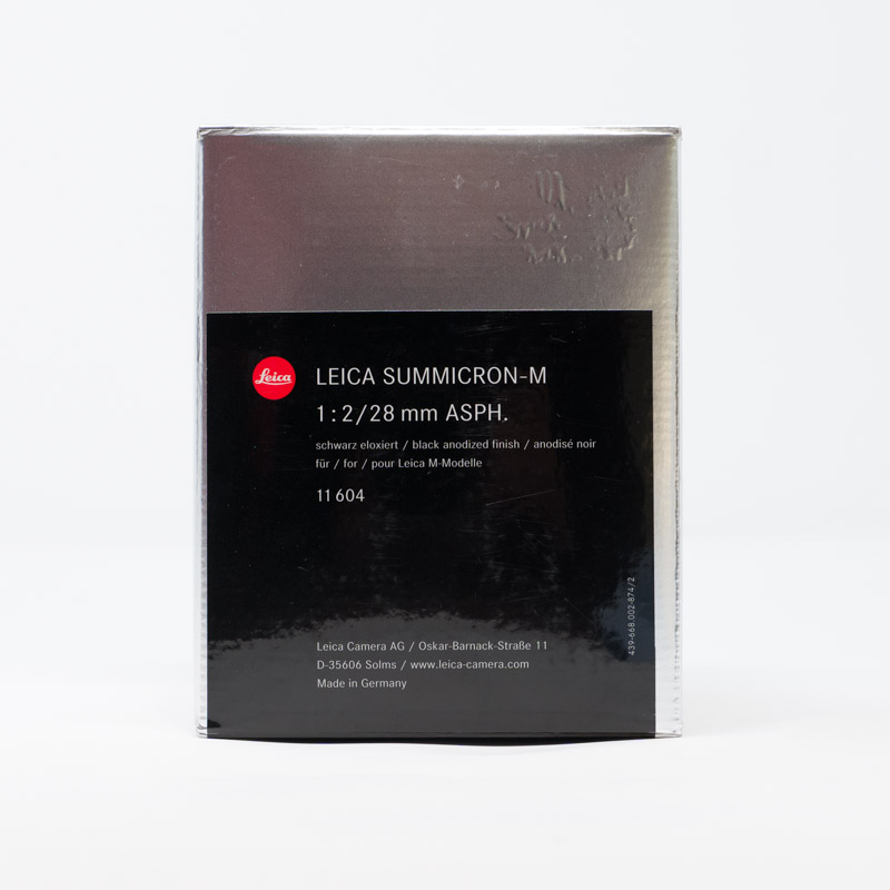 Leica SUMMICRON-M 2/28 mm ASPH.,schw.