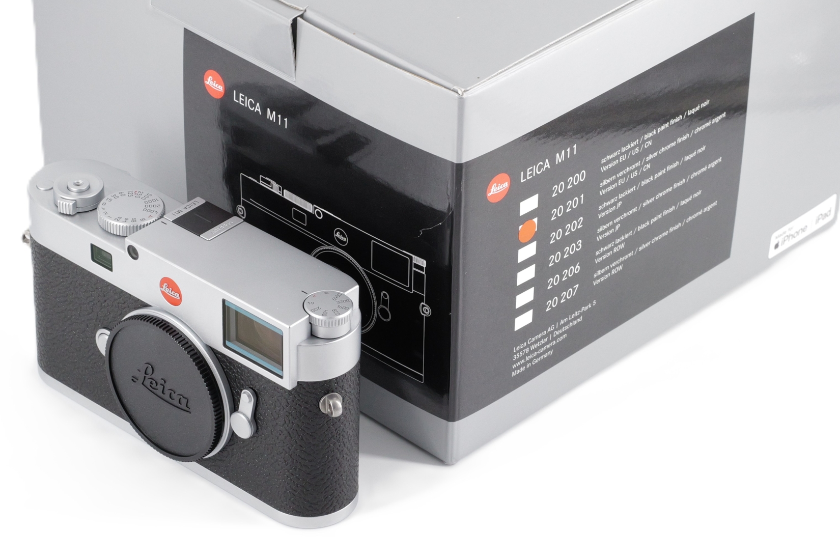 Leica M11, silver chrome-plated, 20201
