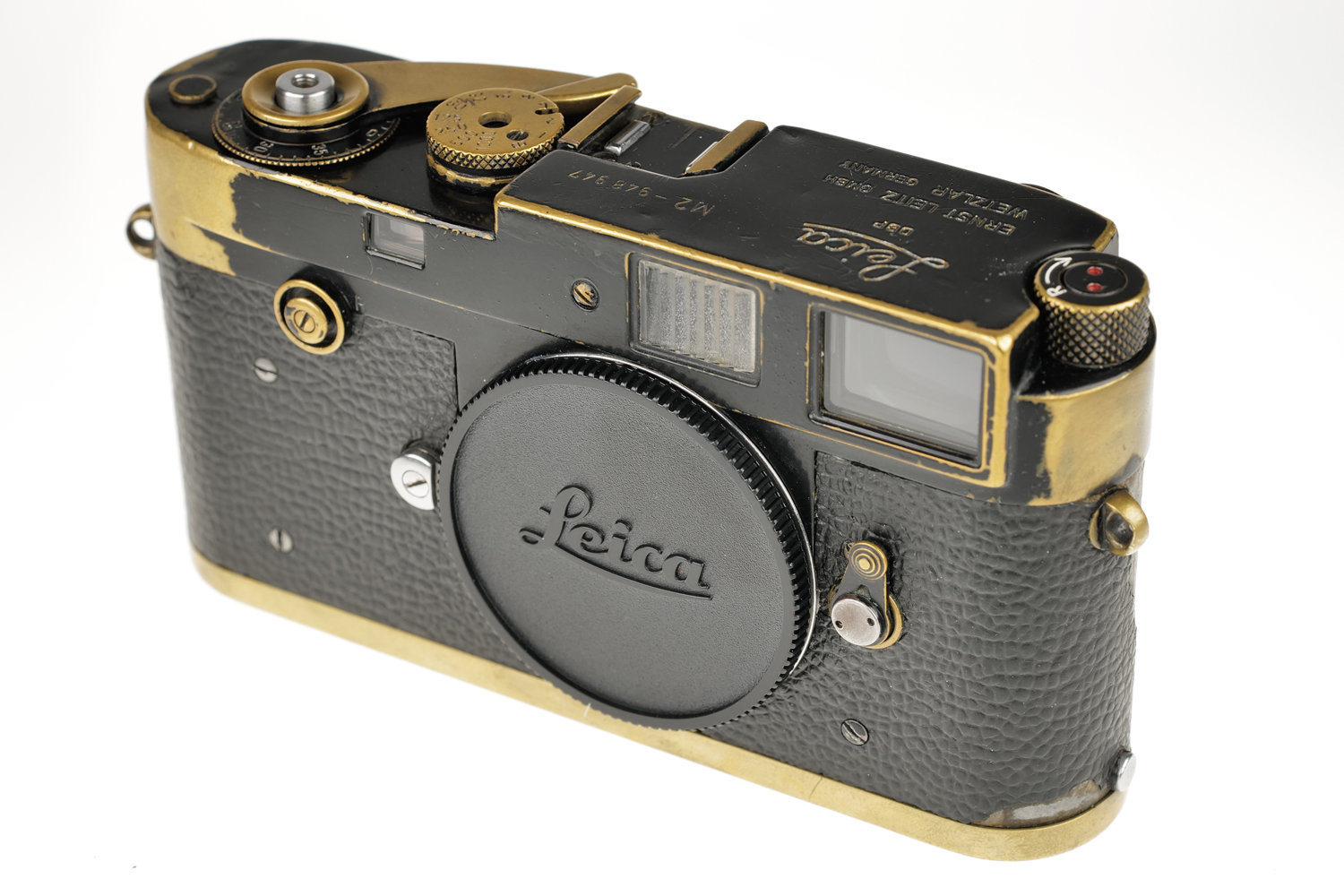 Leica M2 black paint Button Rewind