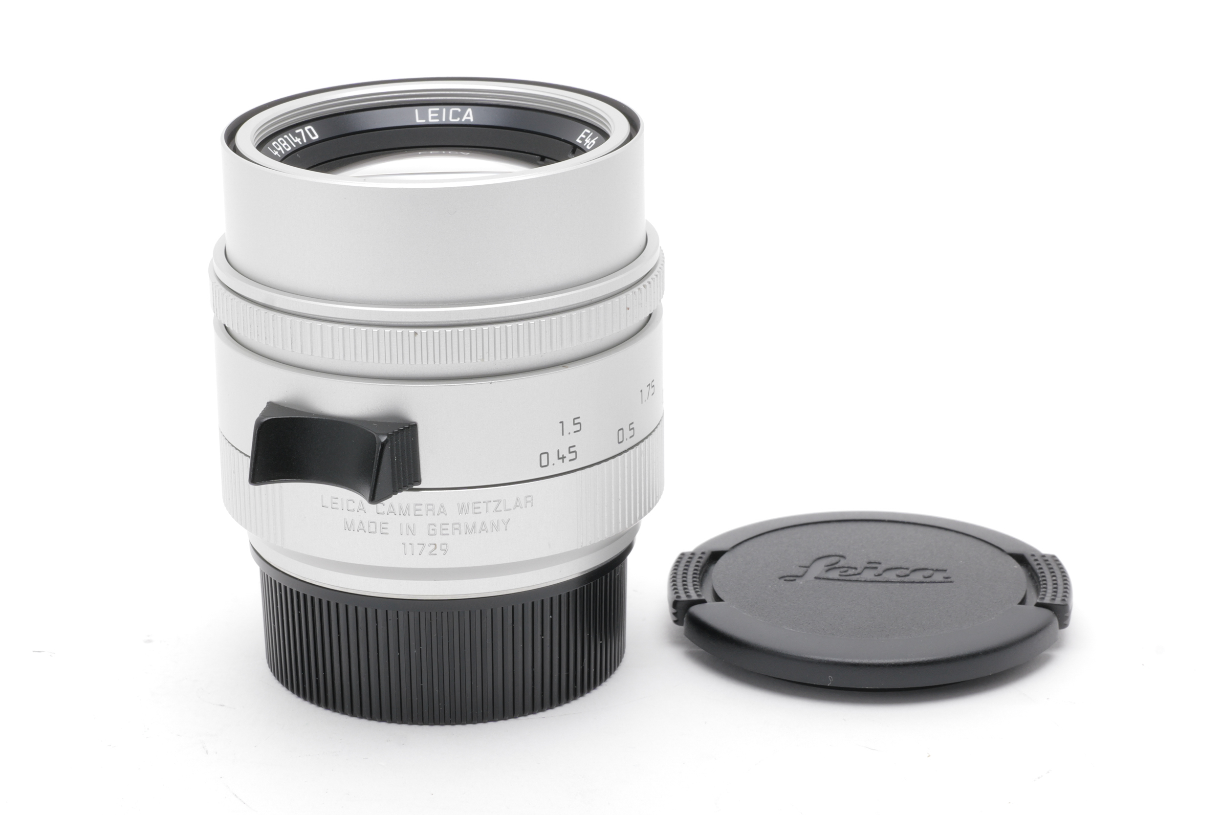 LEICA SUMMILUX-M 1.4/50mm ASPH., silbern elox.