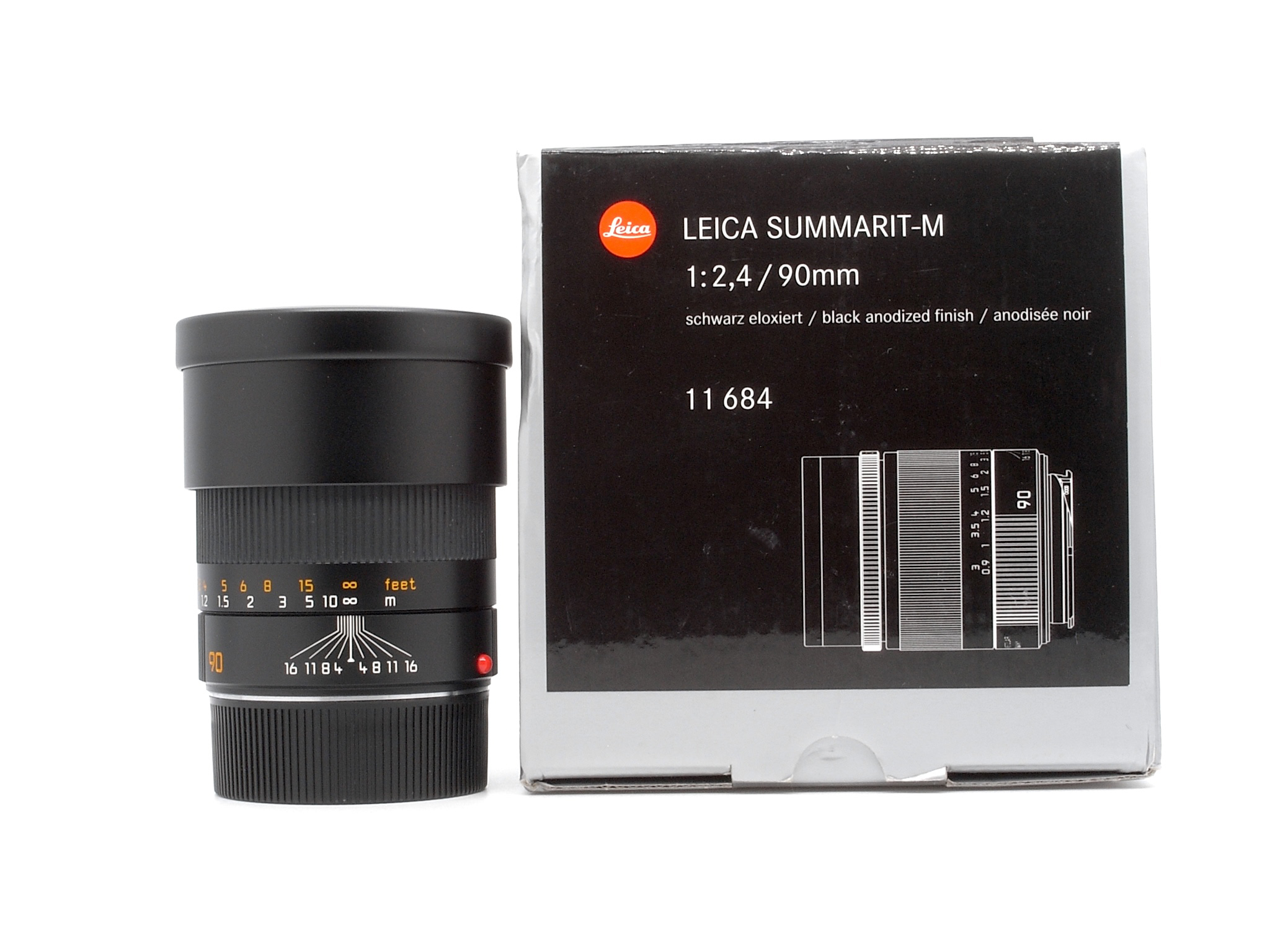 Leica Summarit-M 2.4/90mm black 6Bit