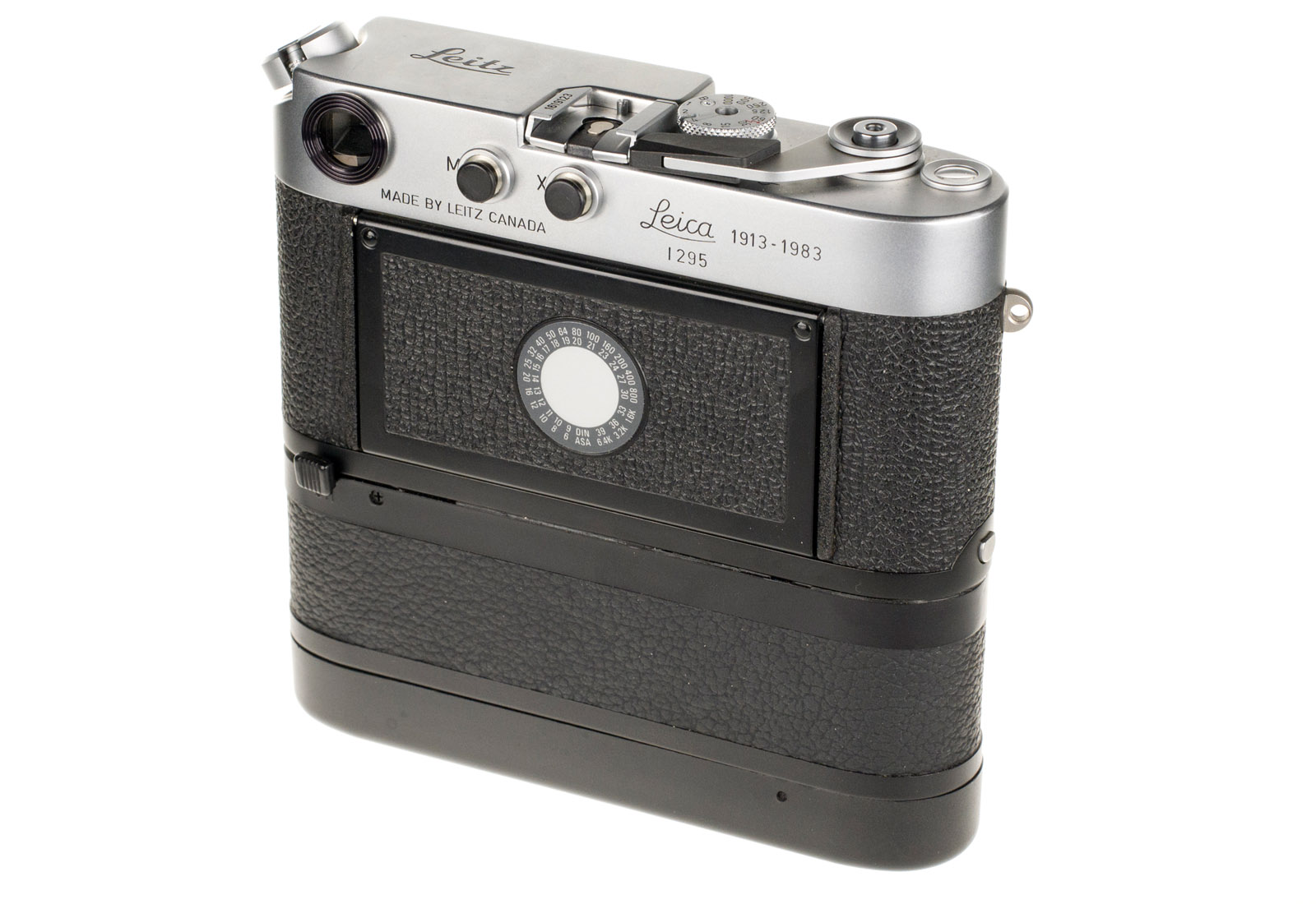 Leica M4-P chrome + Summicron 1:2/50mm "70 Years" + M4-2 Winder