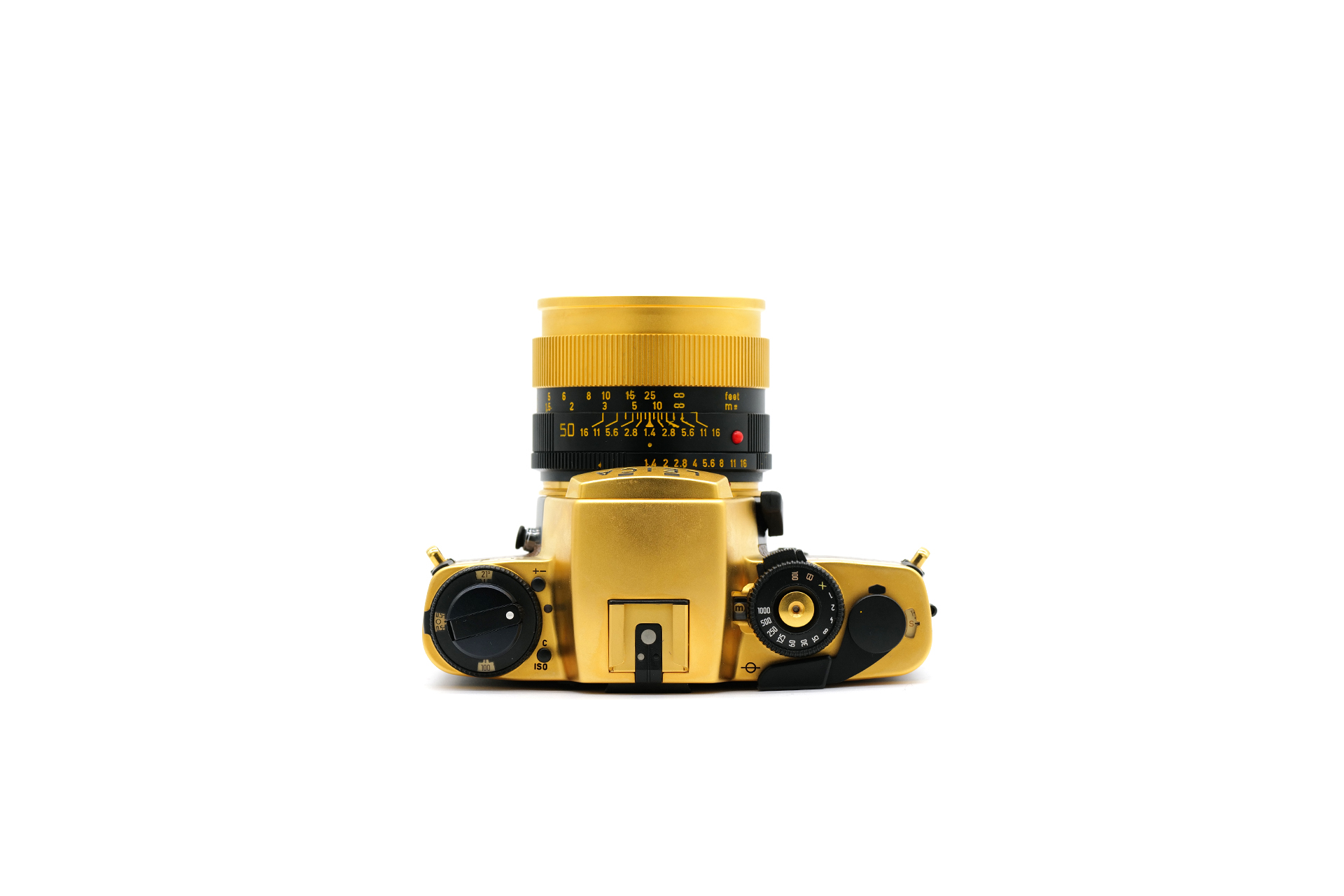 Leica R4 Gold Leather + Summilux 50 1.4 R Gold