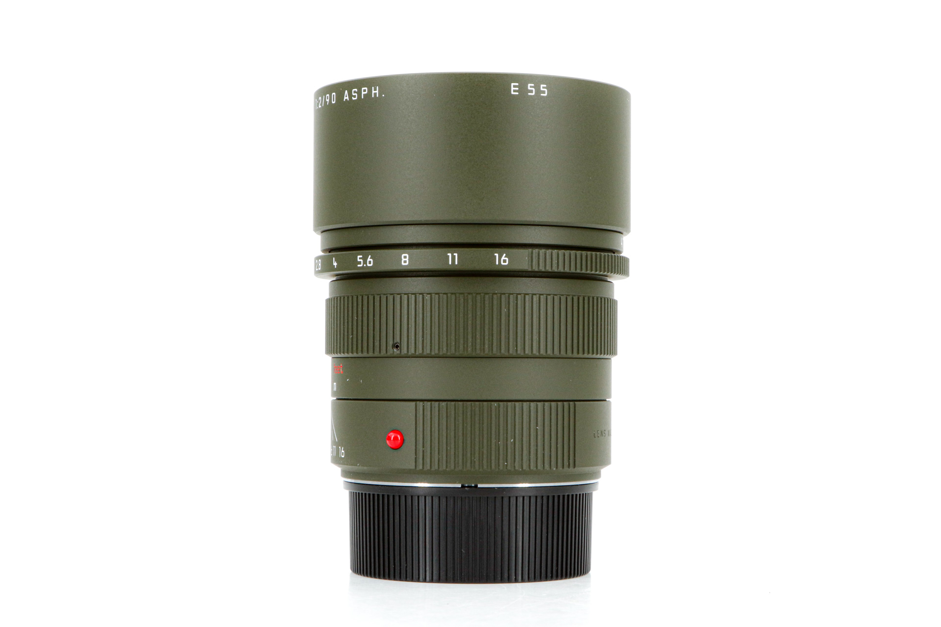 LEICA APO-Summicron-M 2.0/90mm ASPH. "Safari" painted olive green