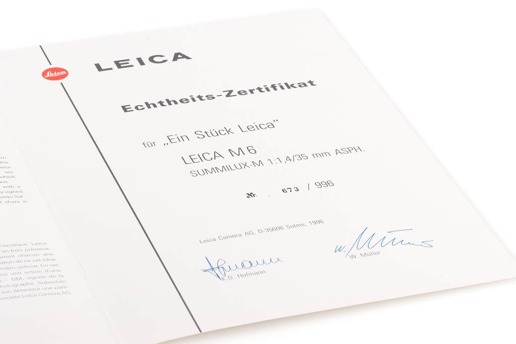 Leica M6 'Ein Stück Leica' 10496