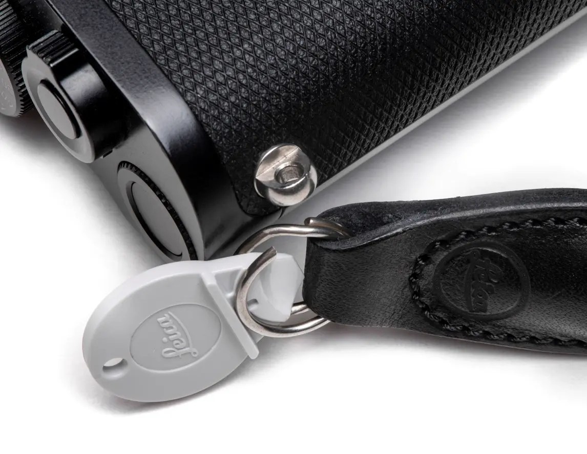 Leica Rope Strap, black reflective, 100 cm, ring