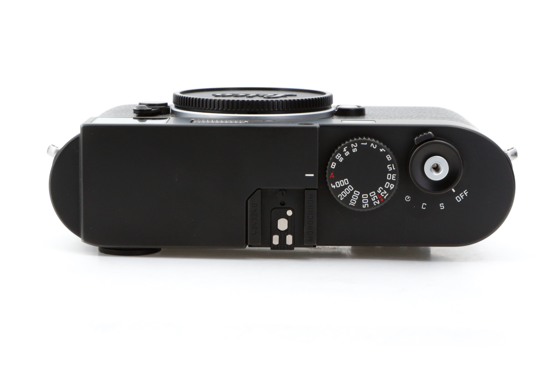 Leica M Monochrom, Schwarz Chrom mit Originalverpackung. (2670 Auslösungen)