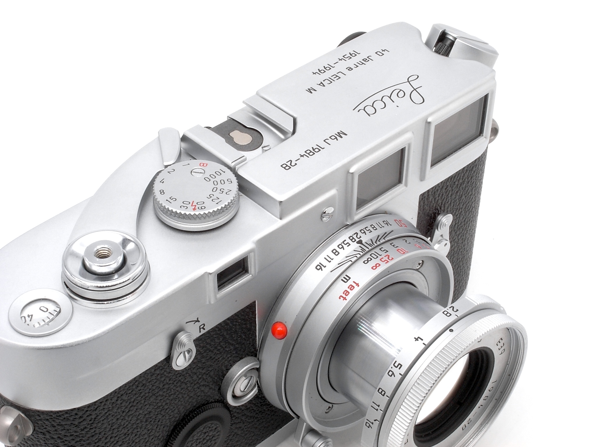 Leica M6J silver chrome set