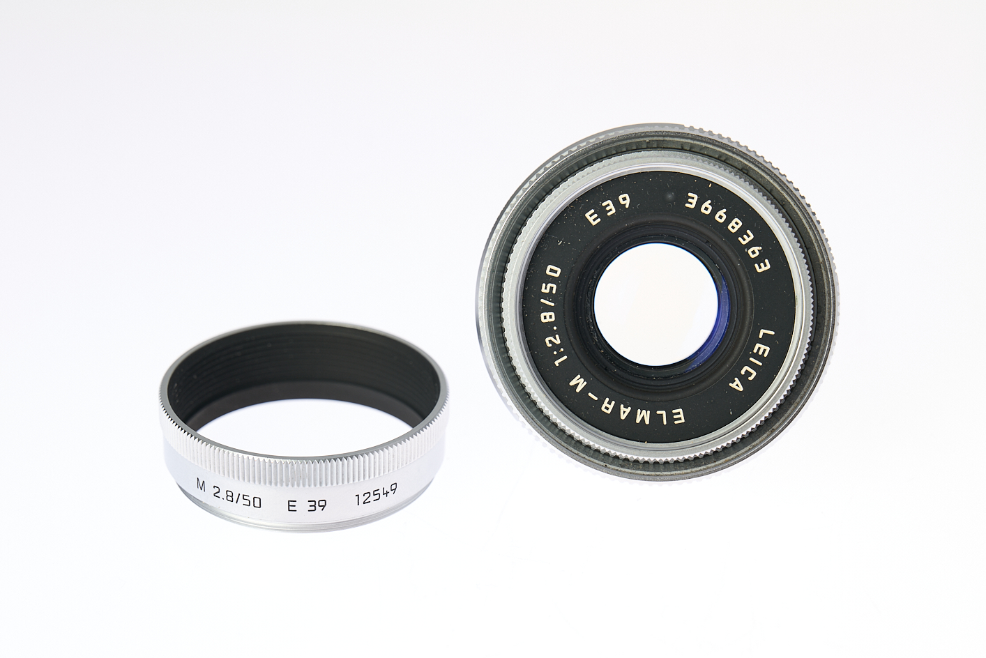 LEITZ ELMAR-M 1:2,8/50mm, silber, versenkbar