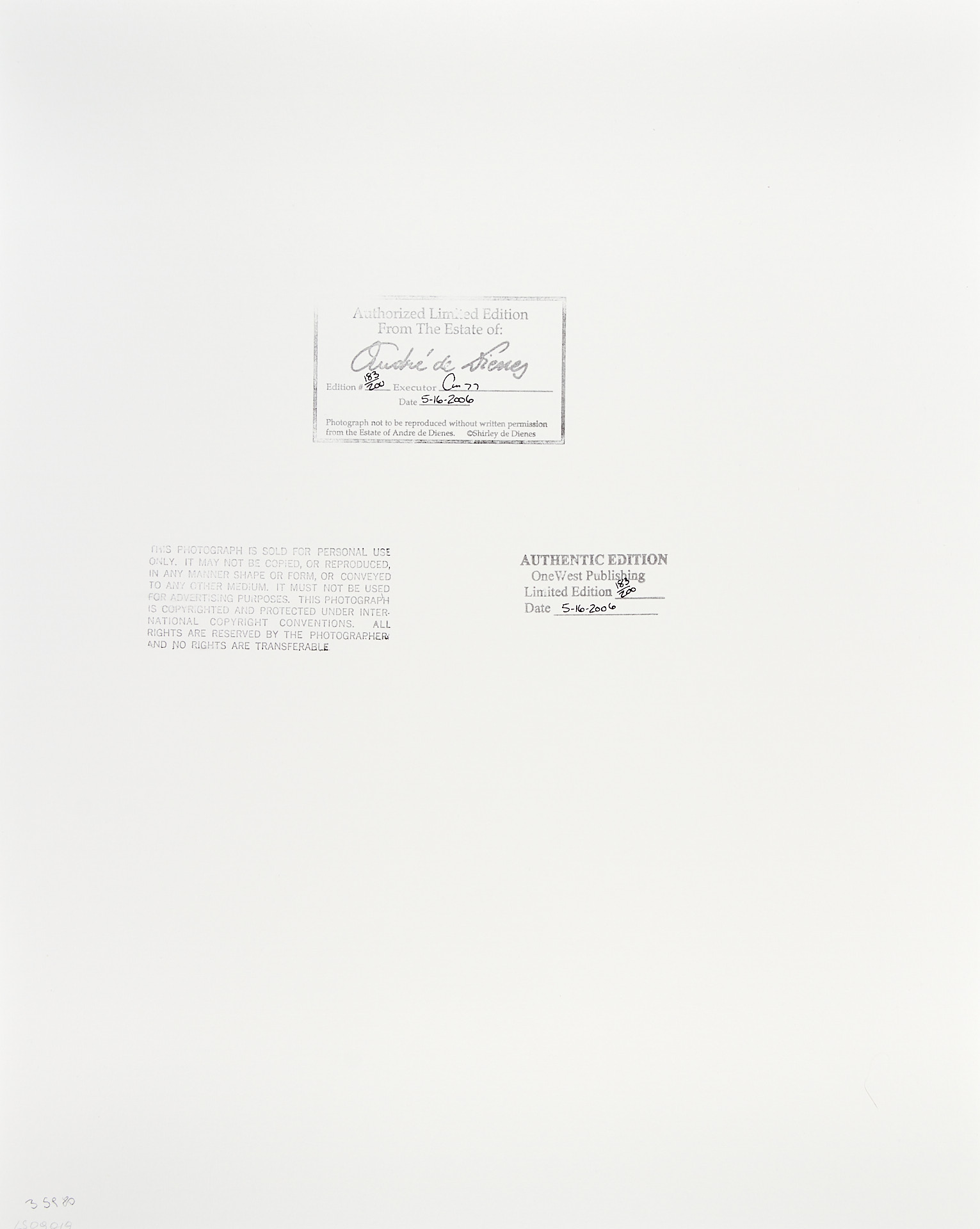 ANDRÉ DE DIENES (1913–1985) - Marilyn Monroe, The End of Everything, Hollywood 1953* ANDRÉ DE DIENES (1913–1985) - Marilyn Monroe, The End of Everything, Hollywood 1953*