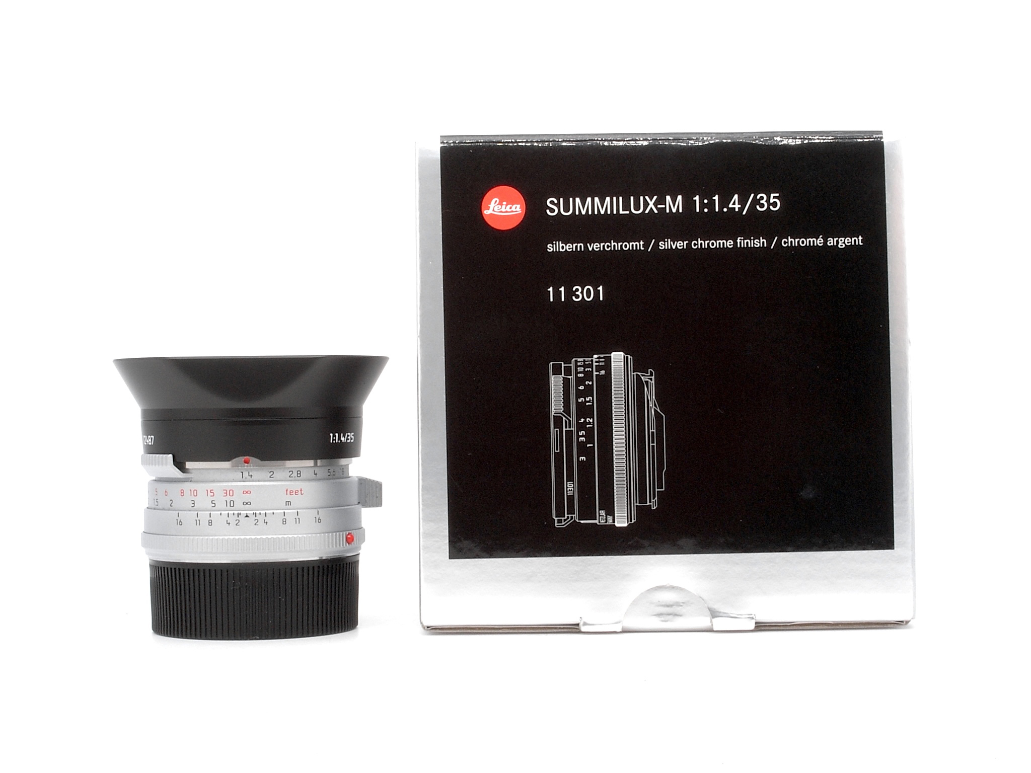 Leica Summilux-M 1.4/35 silbern verchromt classic