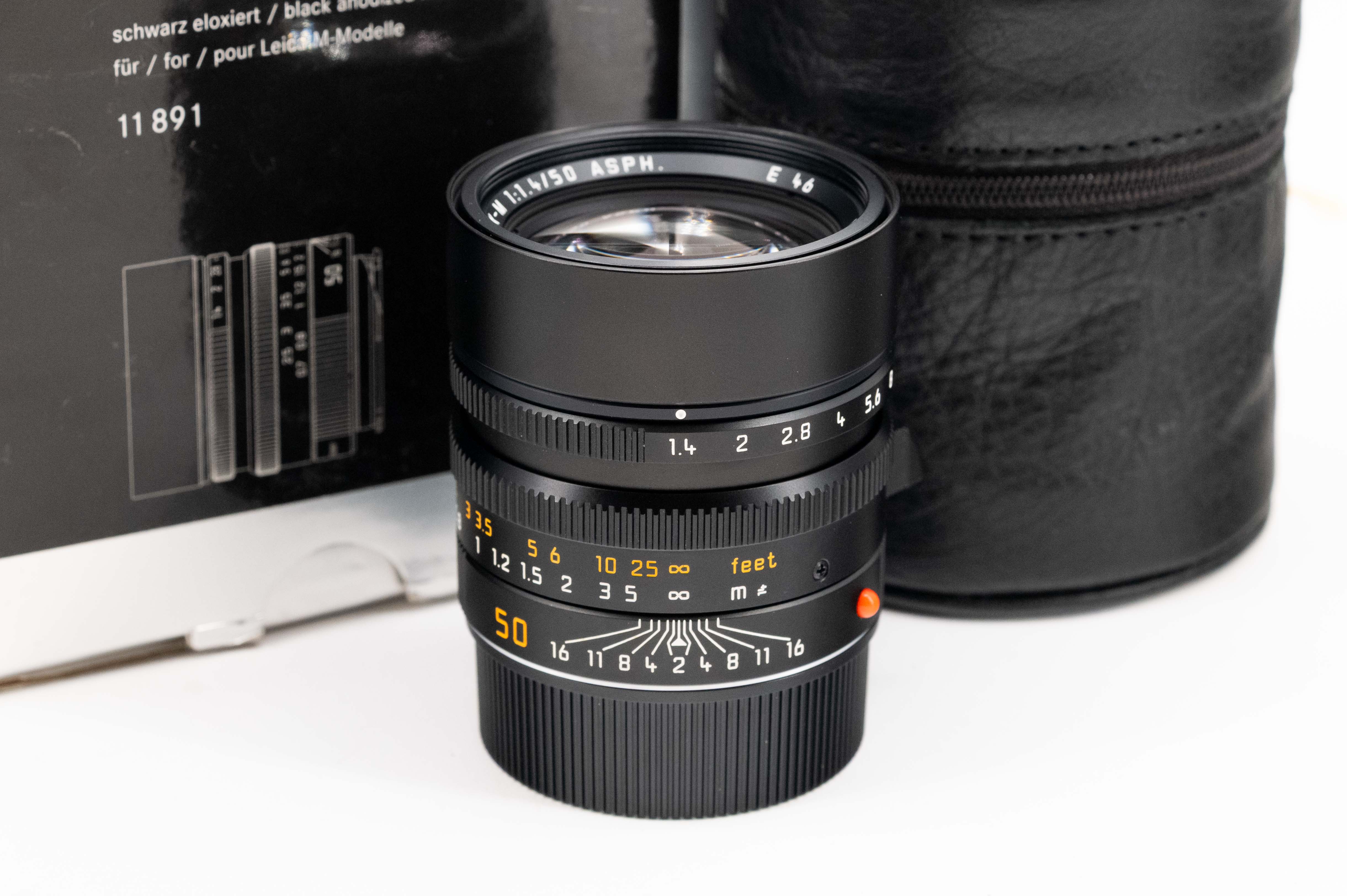 Leica Summilux-M 50 mm f/1,4 ASPH nero anodizzato 11891