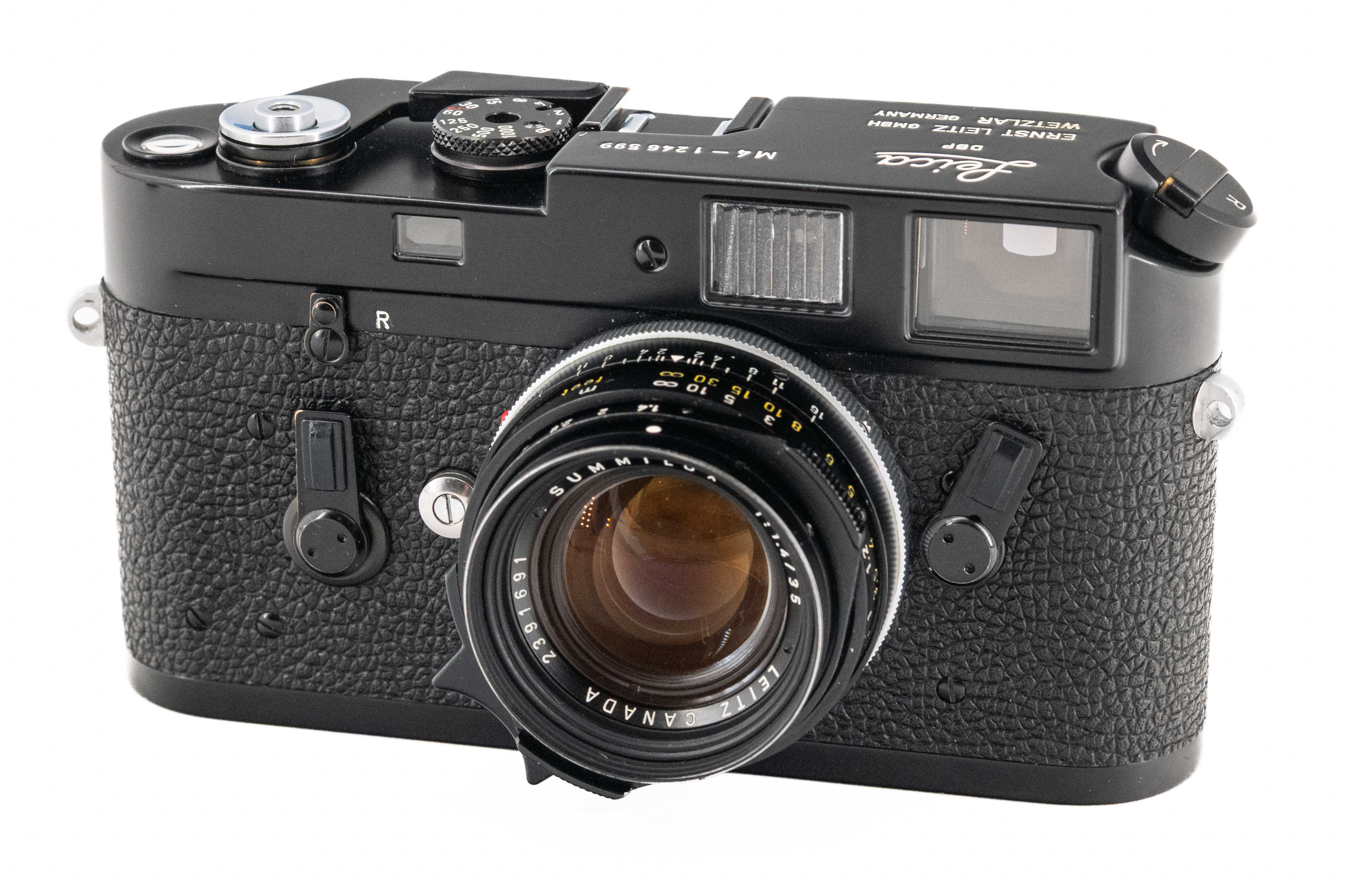 Leica M4 Black Paint Outfit