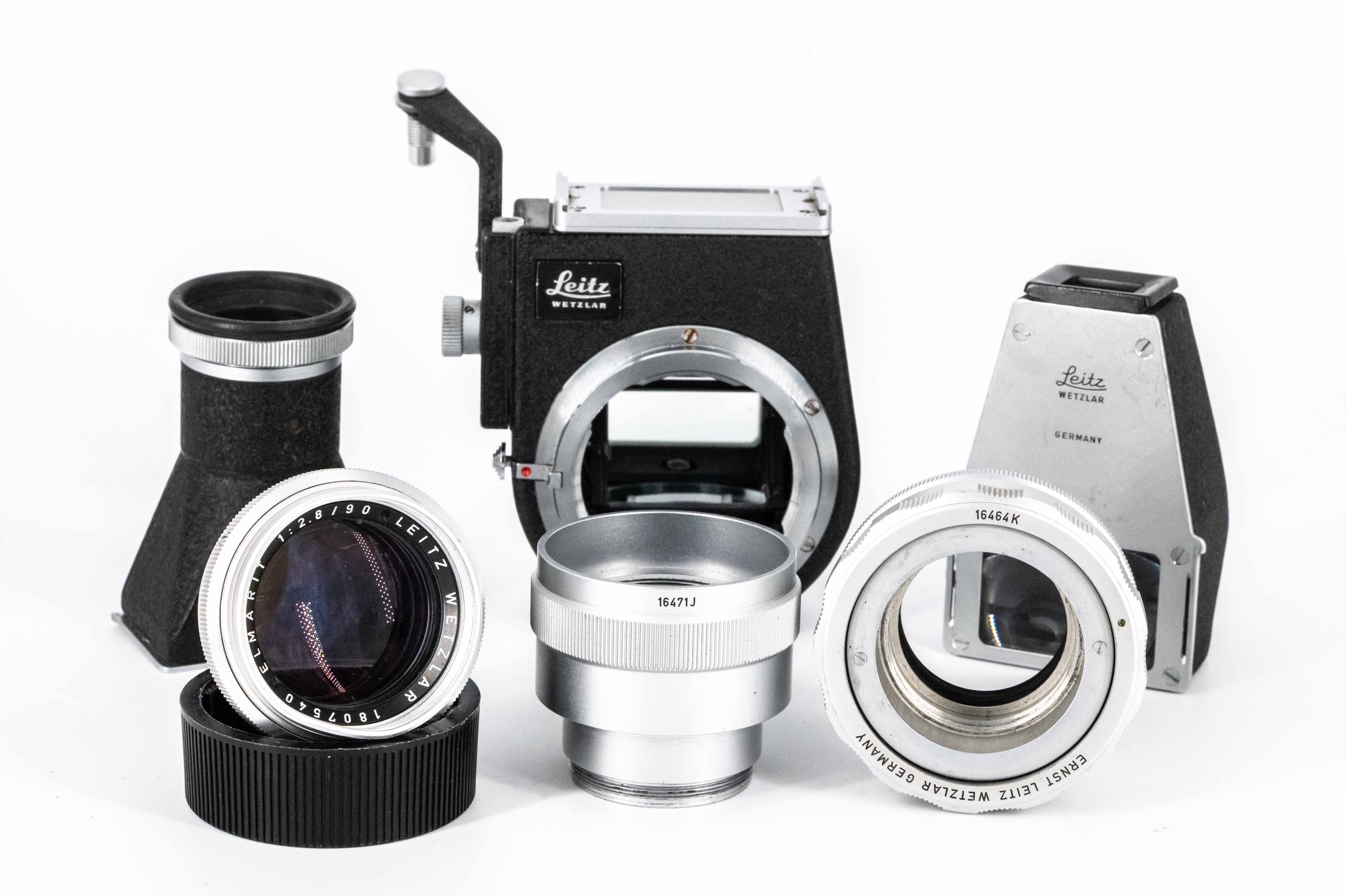 ELMARIT 1:2.8/90 mm lens head with Visoflex system