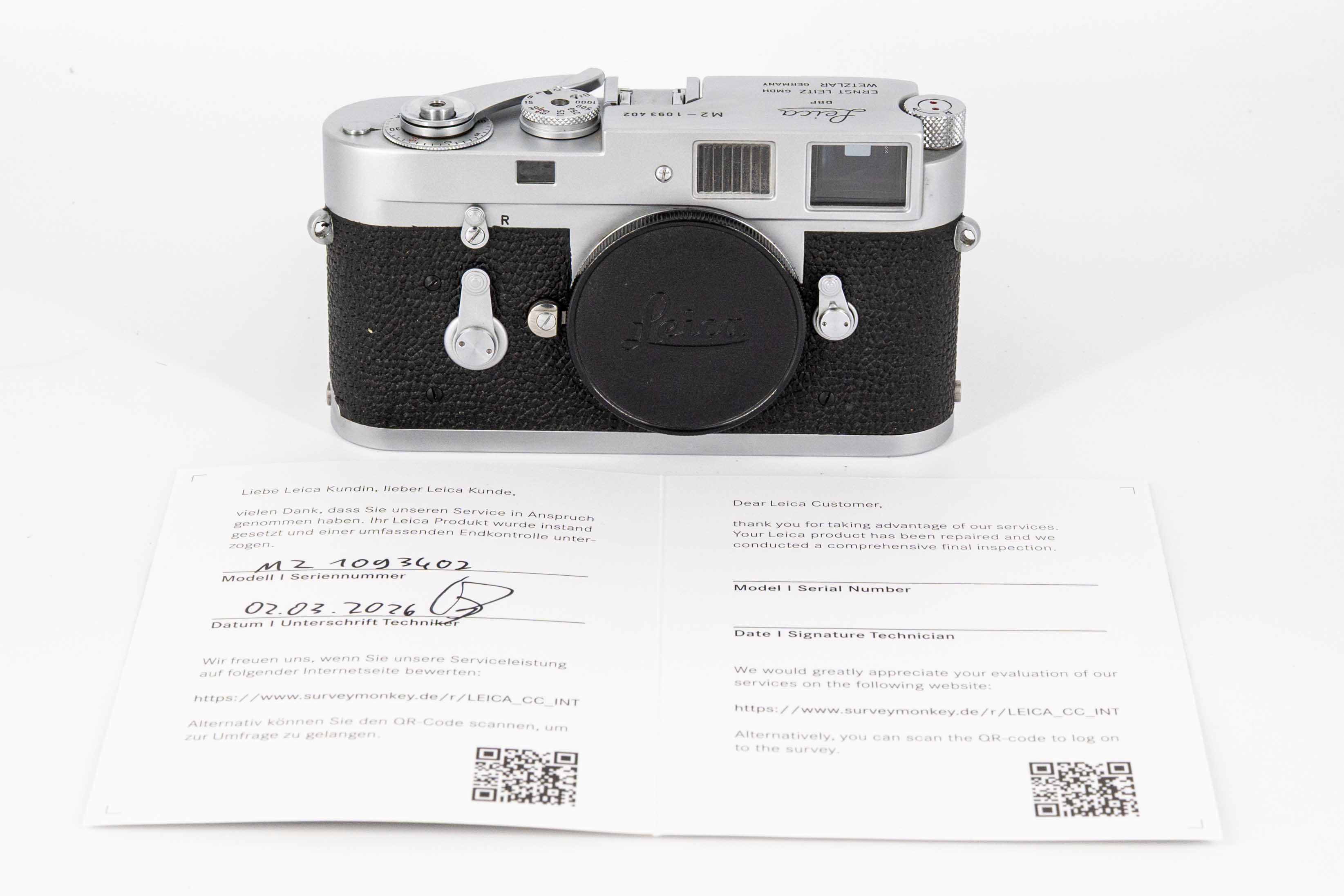 Leica M2 silver chrome plated