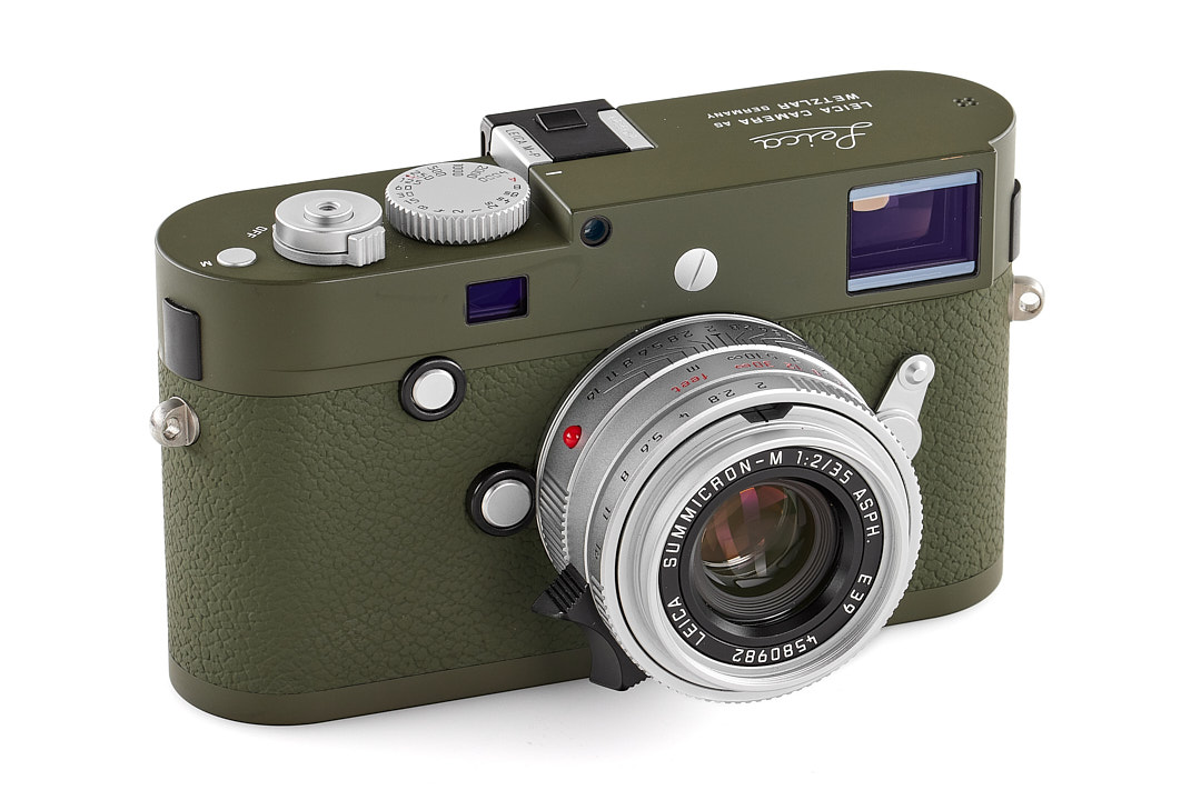 Leica M-P 240 Safari olive Set w. 2/35 silber (10933)