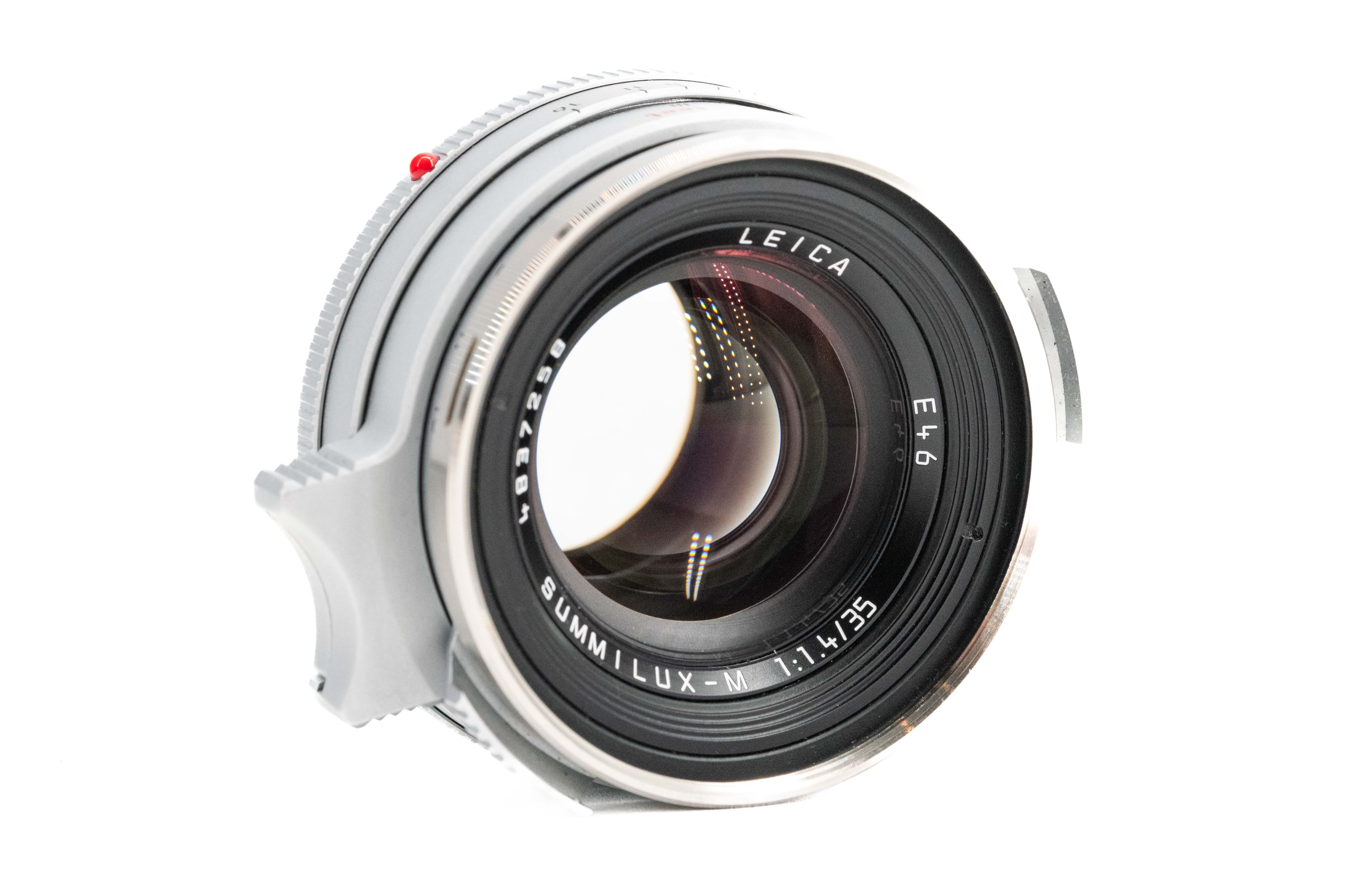 Leica Summilux-M 35mm f/1.4 Steel Rim Silver Chrome 11301