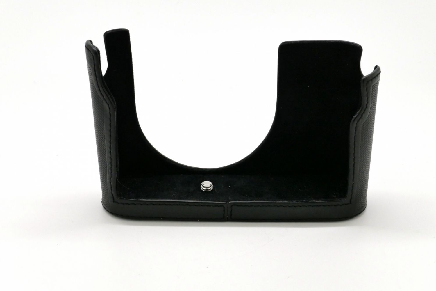 Leica Q black leather half-case
