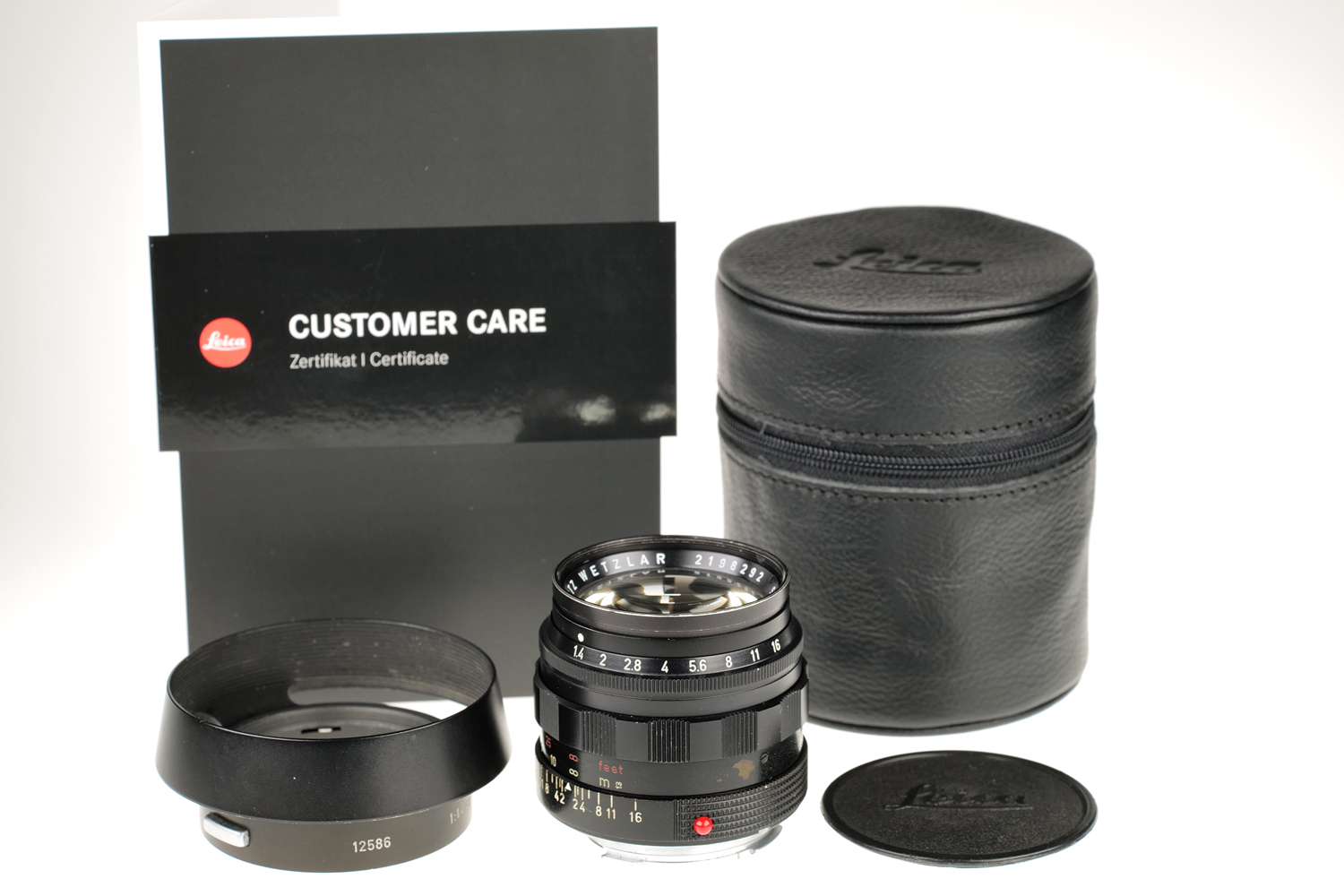 Leica Summilux-M 1:1,4/50mm, black paint