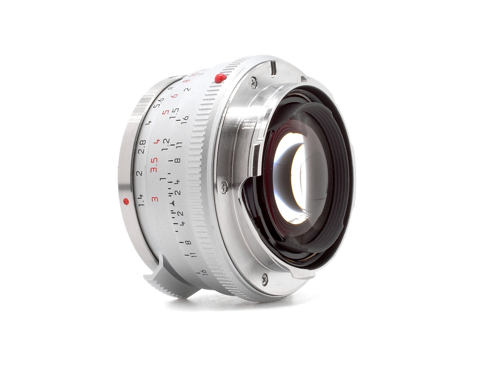 Leica Summilux-M 1.4/35mm silver chrome steel rim classic