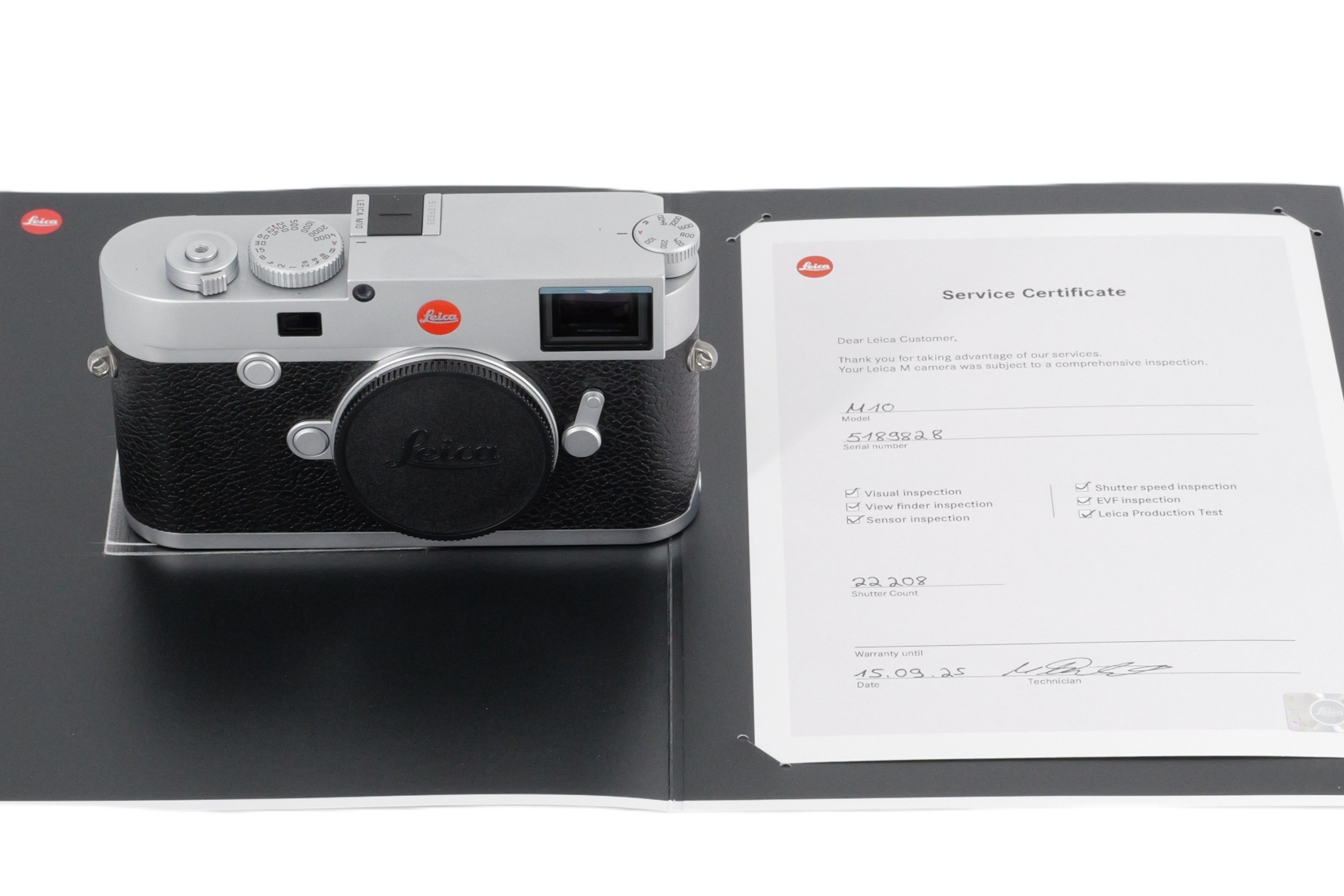 Leica M10, silver chrome, 20001