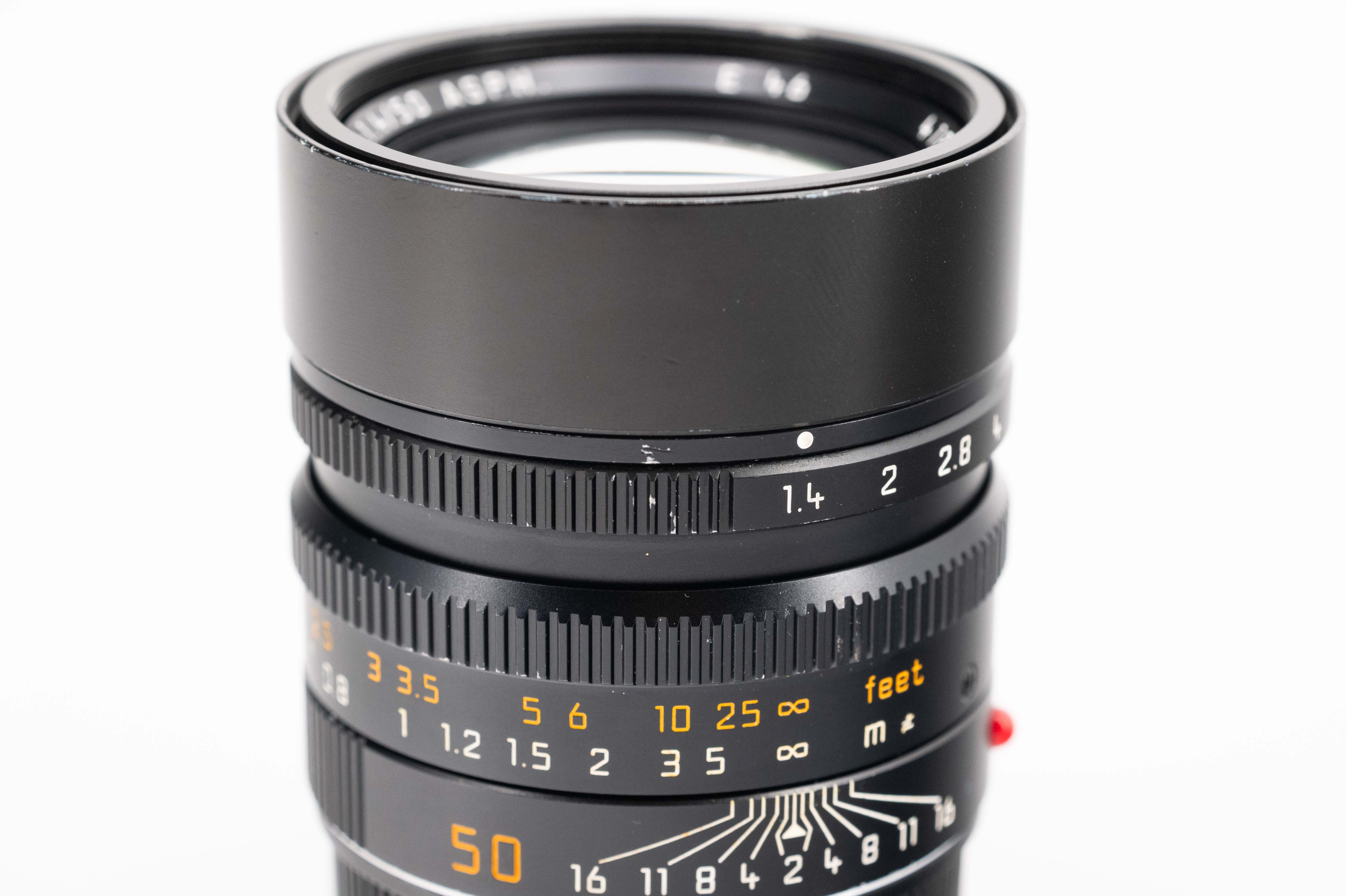 Leica Ex-Demo Summilux-M 50mm f/1.4 ASPH Black Anodised 11891