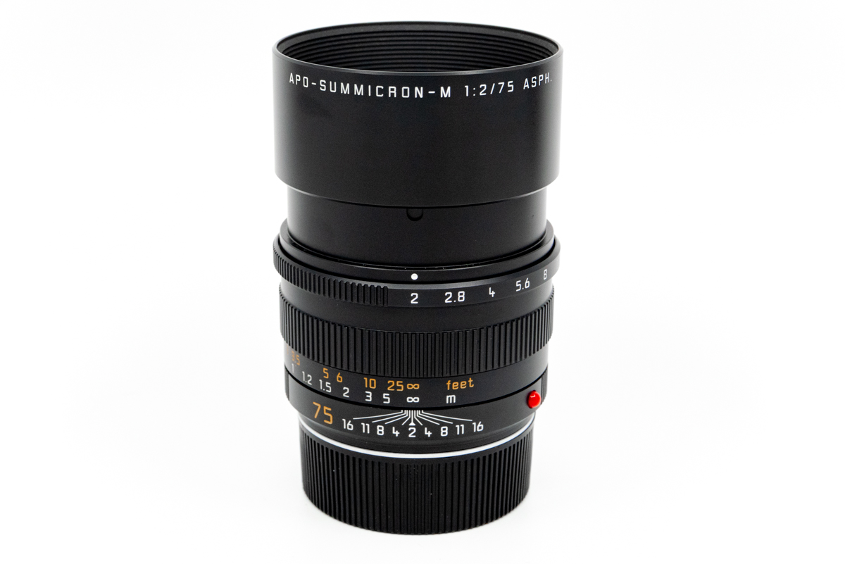 Leica 2/75mm APO-SUMMICRON-ASPH, black.