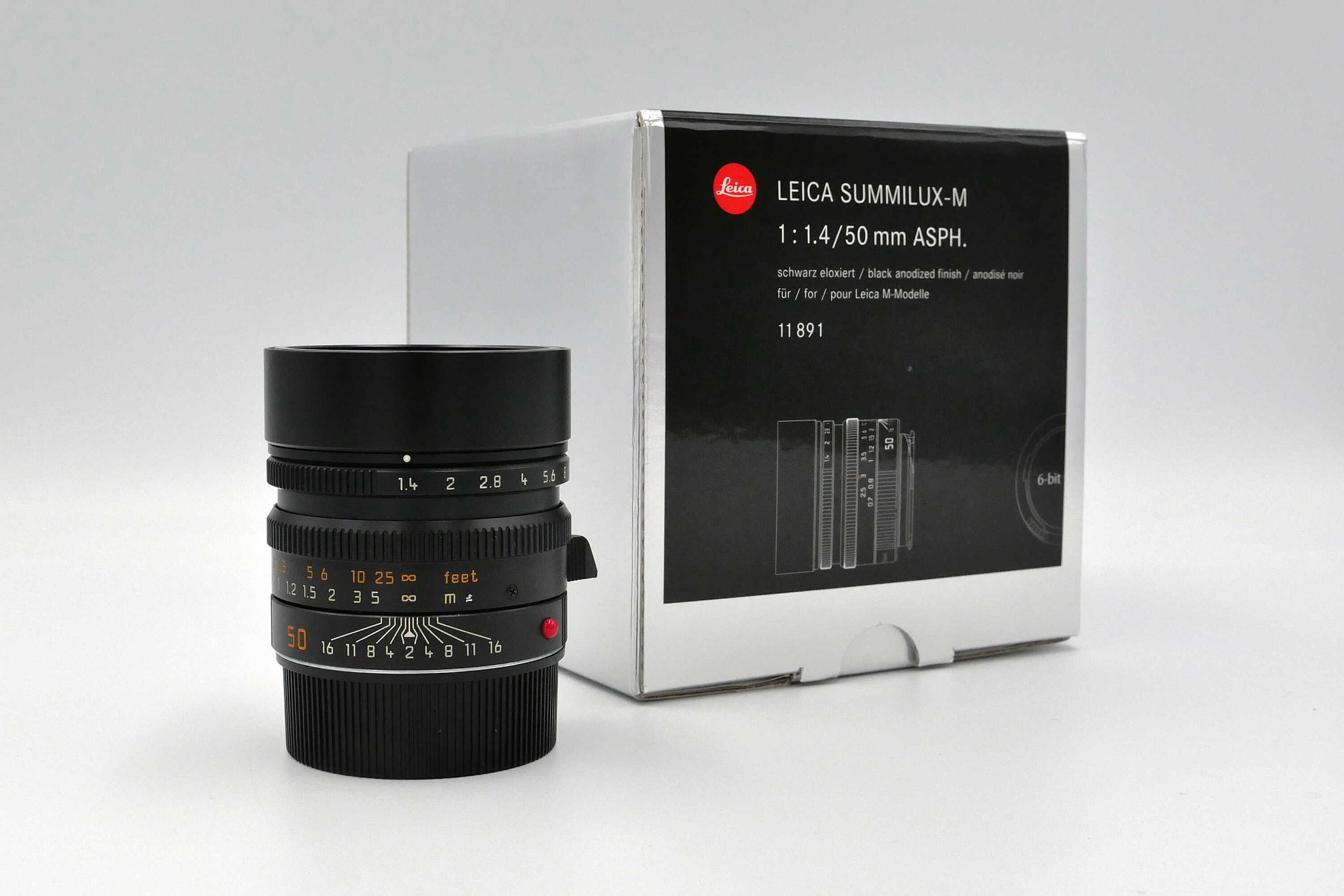 Leica Summilux-M f1.4 50mm ASPH, Black