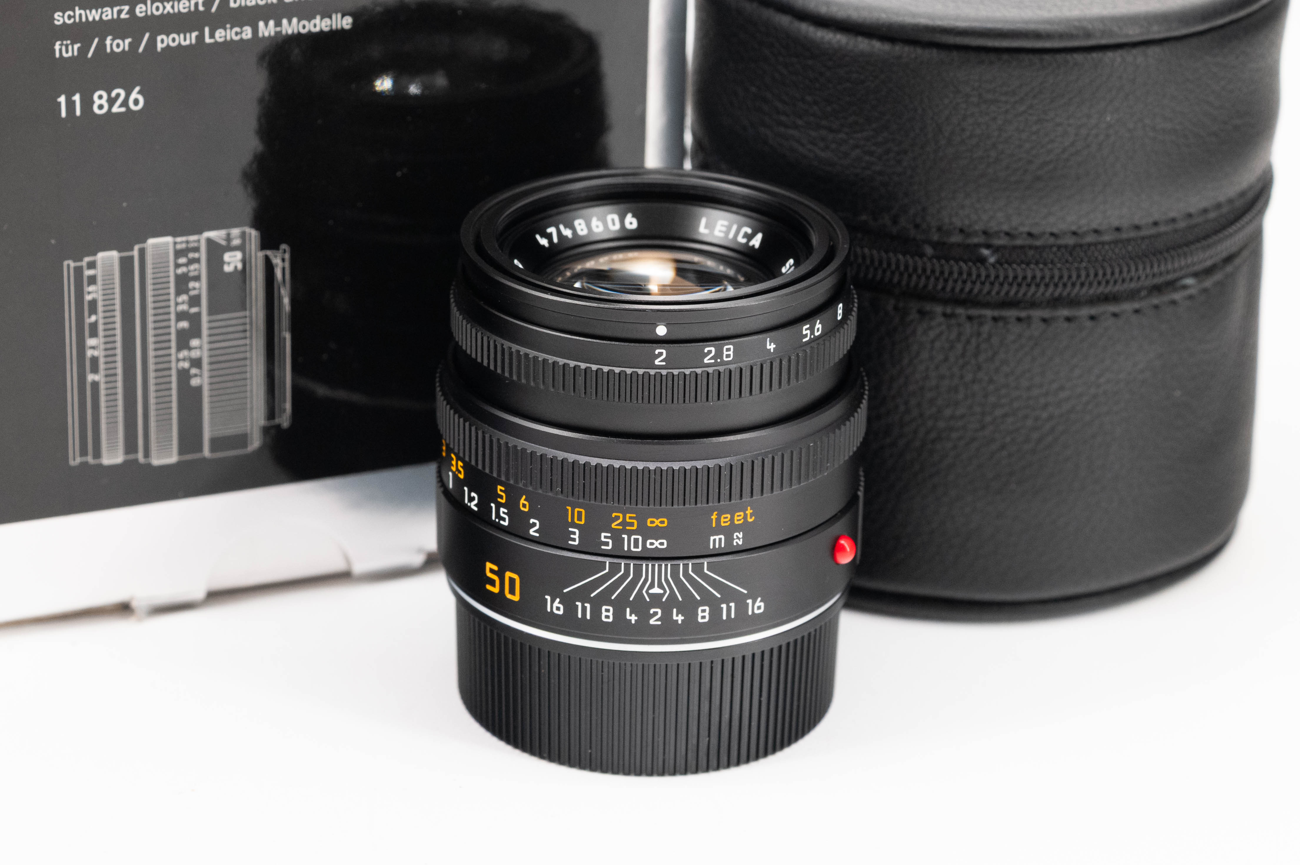 Summicron M50mm f2.0 Black 11826 2021年製 LEICA Summicron M50mm f2.0 Black 11826 2021年製 – まるかめら
