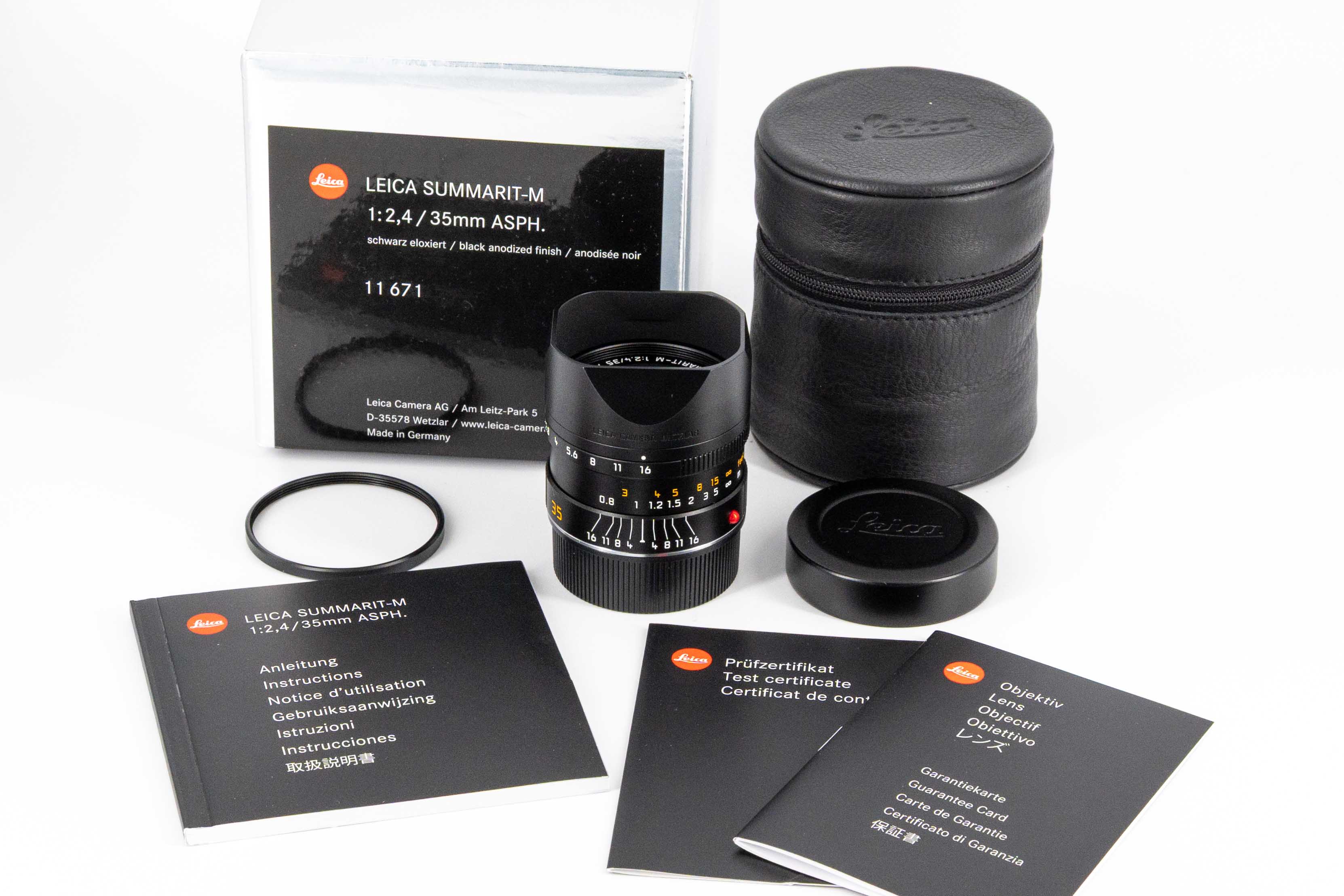 SUMMARIT-M 1:2.4/35mm ASPH., black